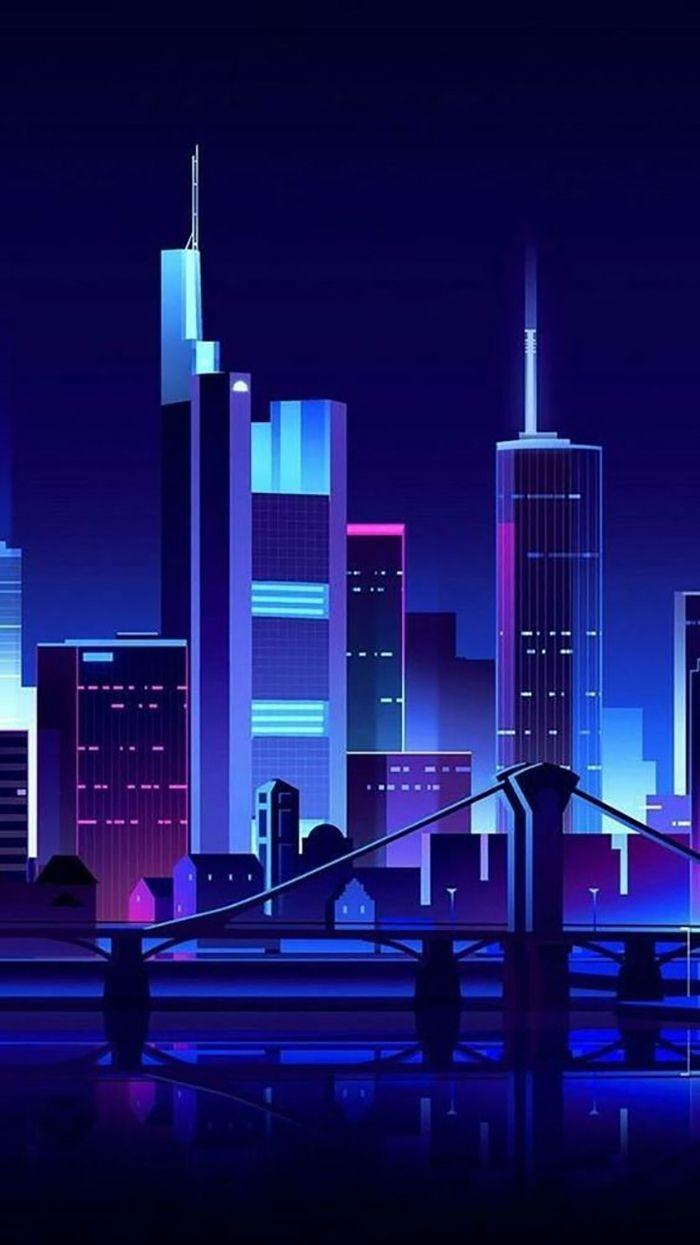 Anime Neon City Wallpapers - Top Free Anime Neon City Backgrounds ...