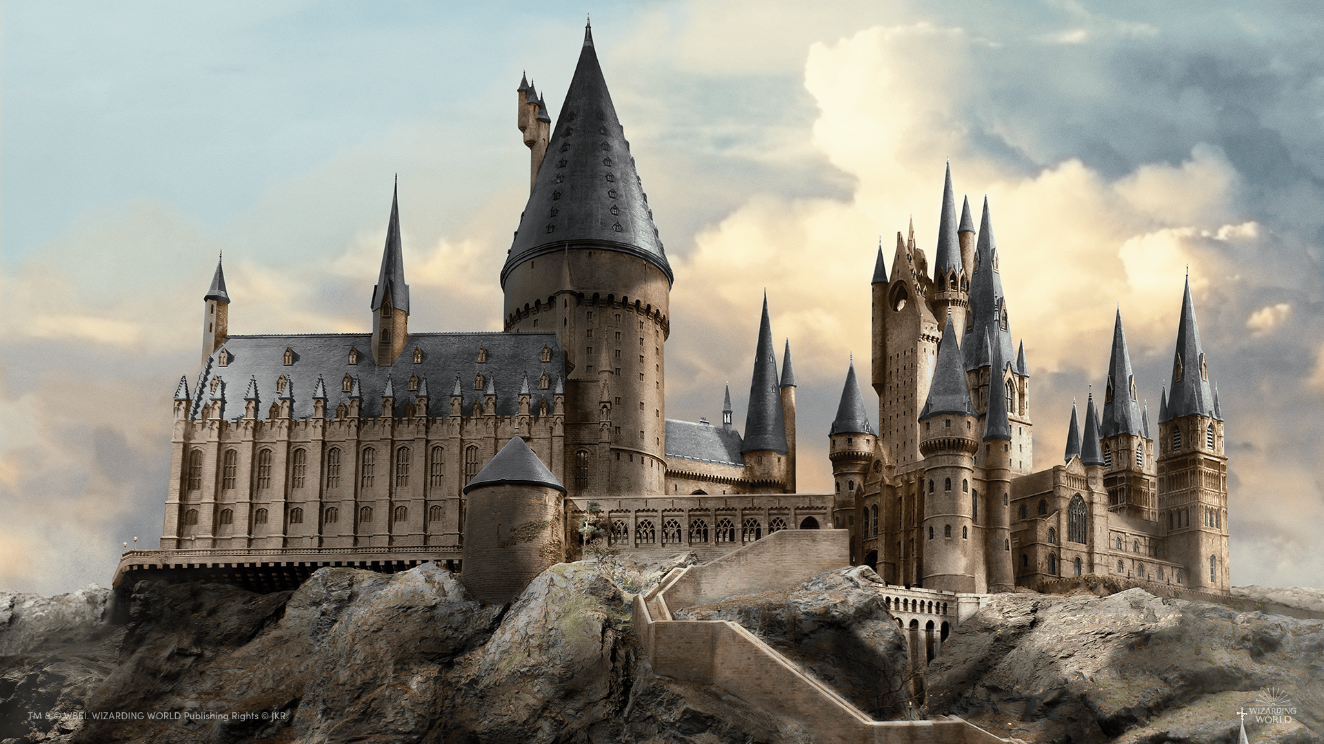 1920x1080 Try out our new Harry Potter themed video call background