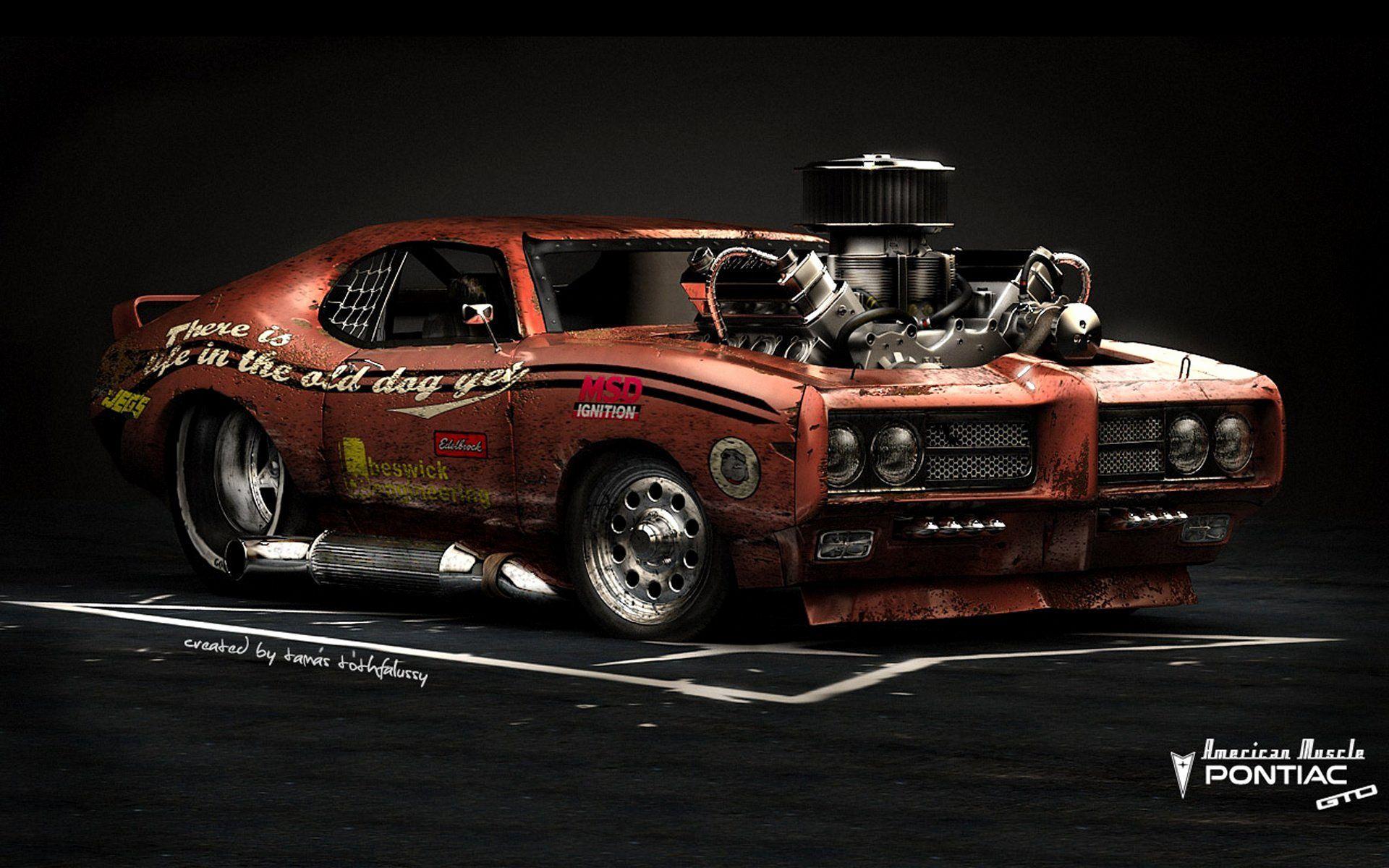 1920x1200 Cool Muscle Car Background