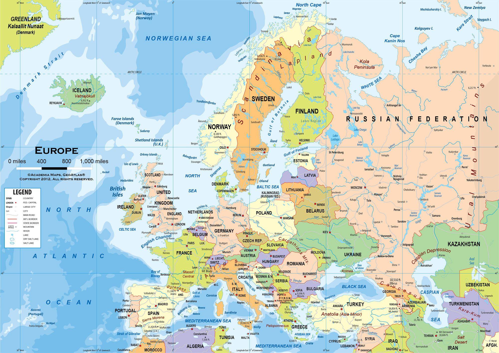 Europe Map Full Hd Europe Map Hd Wallpapers - Top Free Europe Map Hd Backgrounds -  Wallpaperaccess