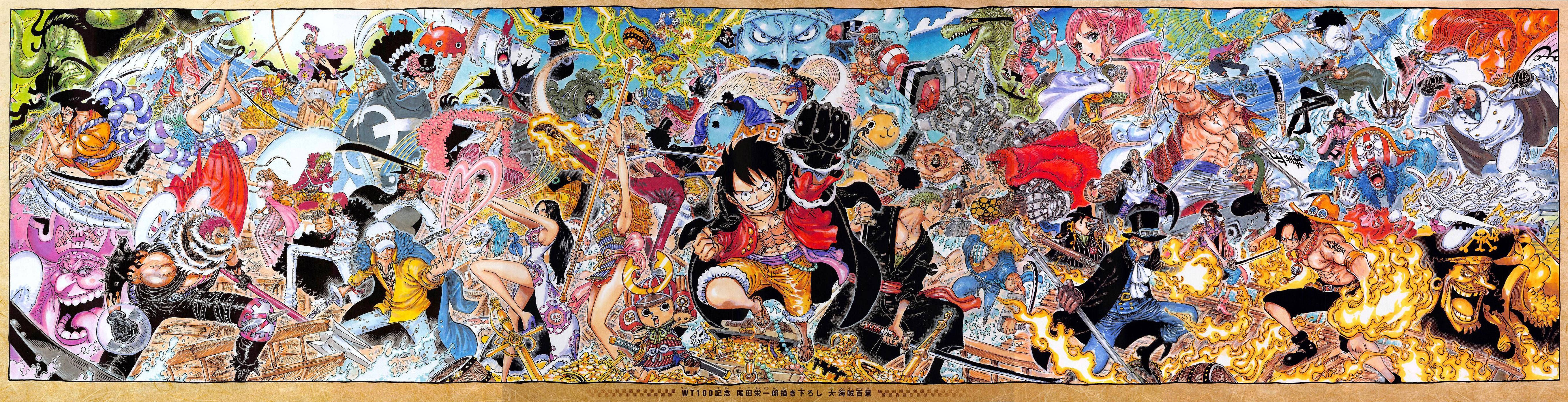 5436x1392 One Piece Dual Monitor HD Wallpaper (100++)