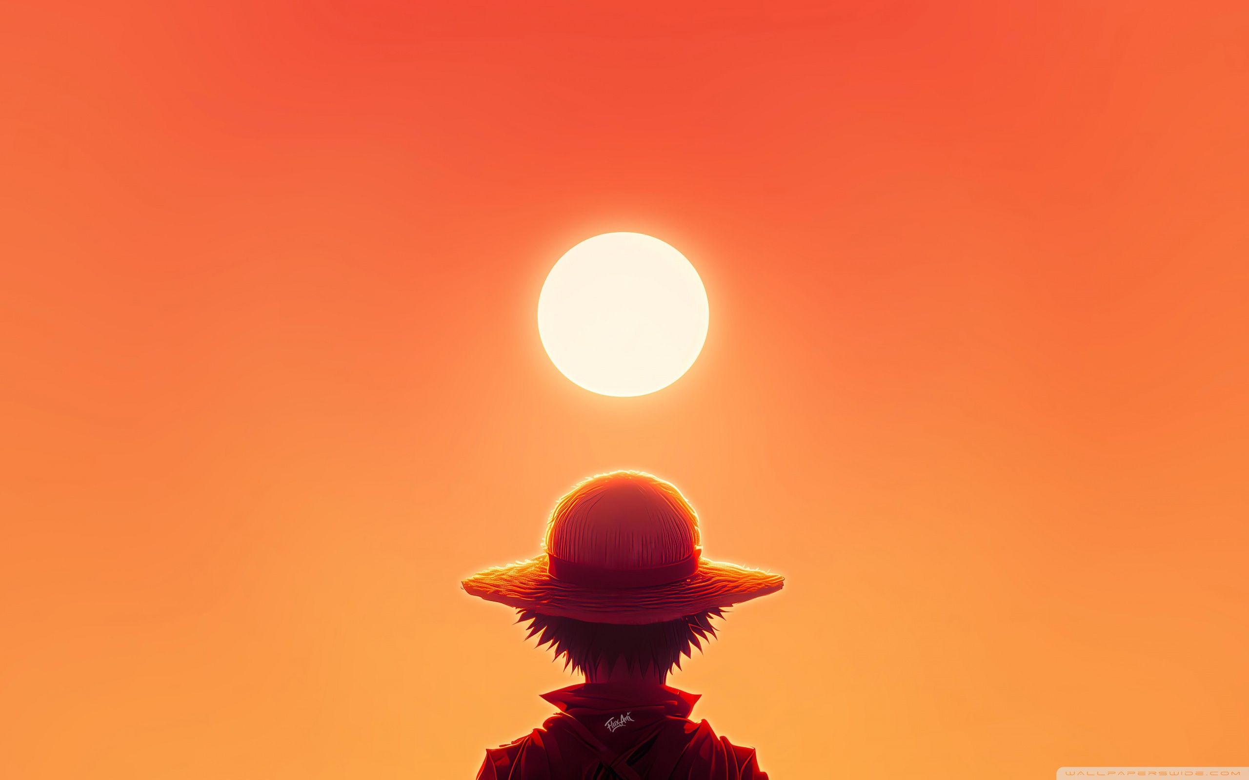 2560x1600 Luffy, One Piece, Orange Sky, Sun 4K UHD Wallpaper for UltraHD Desktop and TV : Widescreen and UltraWide Display : Dual Monitor : Smartphone and Tablet Devices