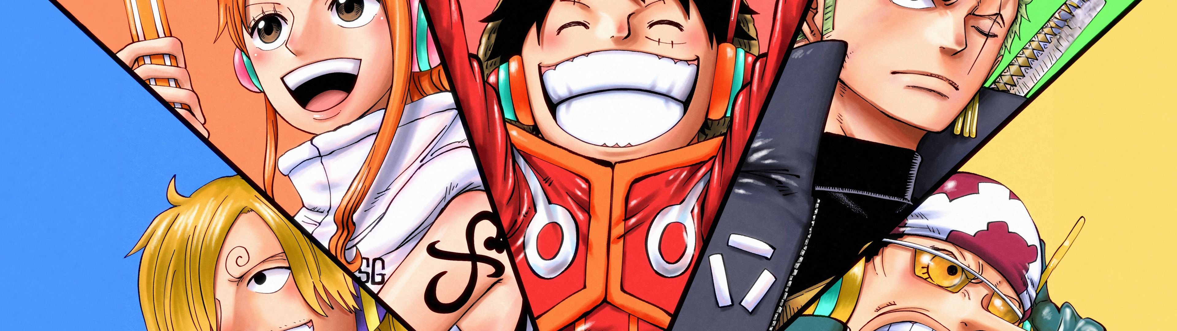 3840x1080 One Piece Wallpaper 4K, Egghead Arc, 2024 Series