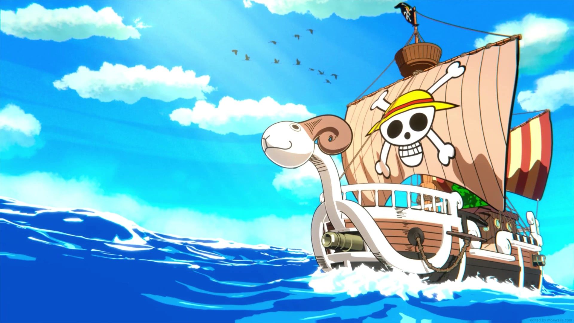 1920x1080 Going Merry Ship One Piece Live Wallpaper