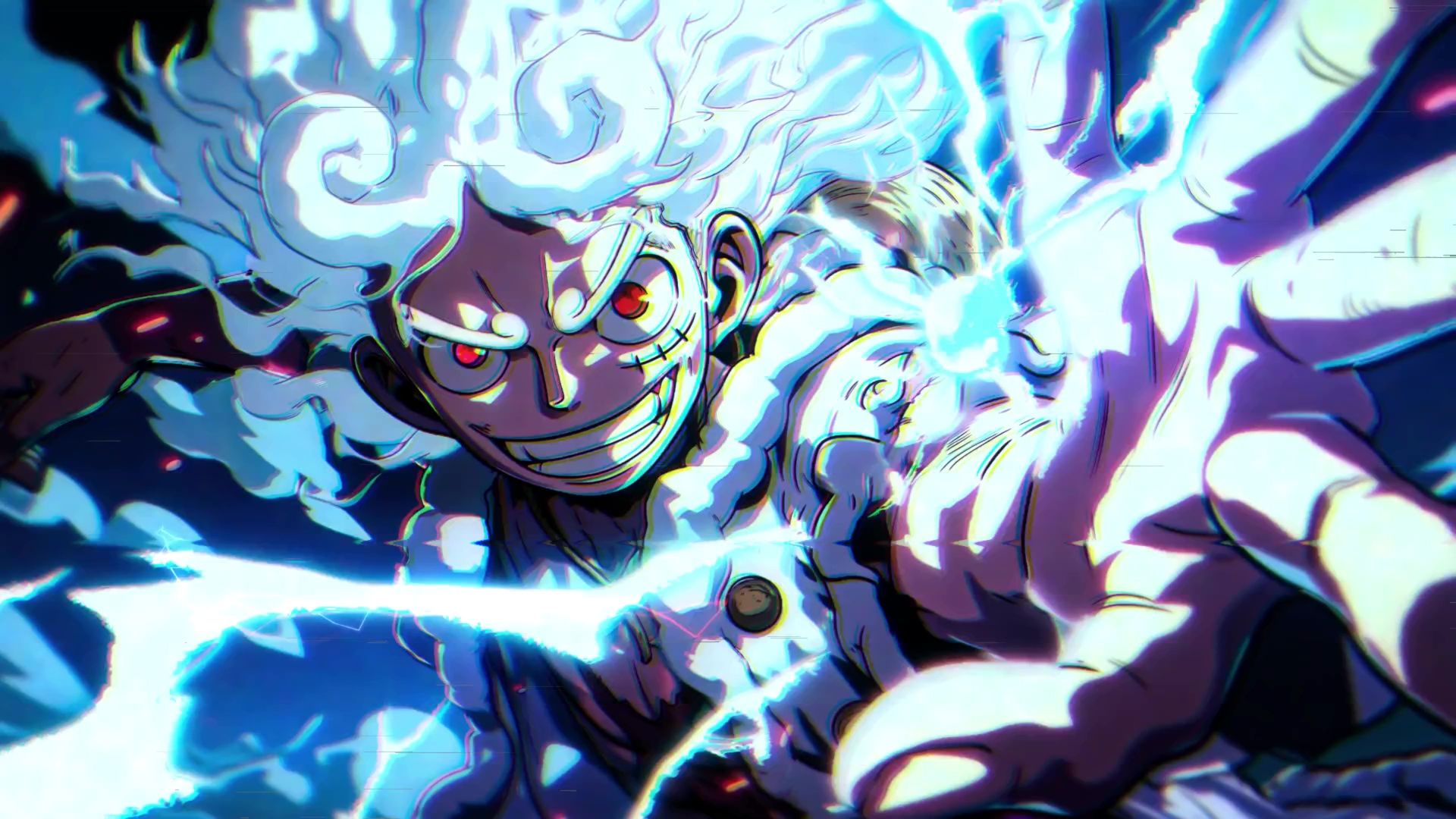 1920x1080 Luffy Supreme King Haki Burst One Piece Live Wallpaper