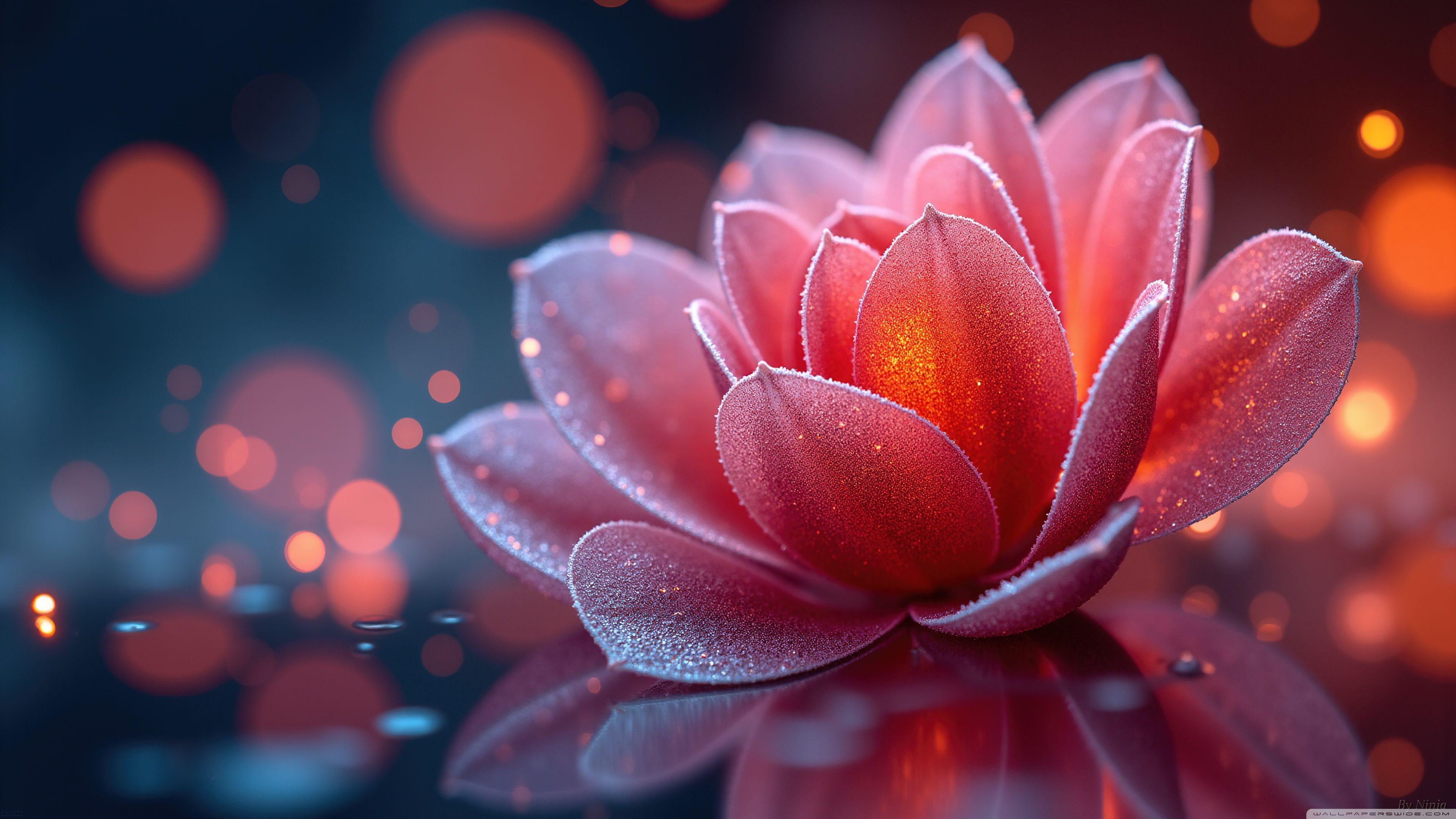 3840x2160 Bokeh, Flower, Magic, Dreamlike, Background, Pink Flower, Glitter 4K UHD Wallpaper for UltraHD Desktop and TV : Widescreen and UltraWide Display : Dual Monitor