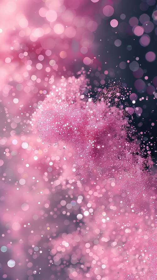 500x892 Sparkling Pink Glitter Magic Wallpaper [74acc00f2dee4a9fb02f]