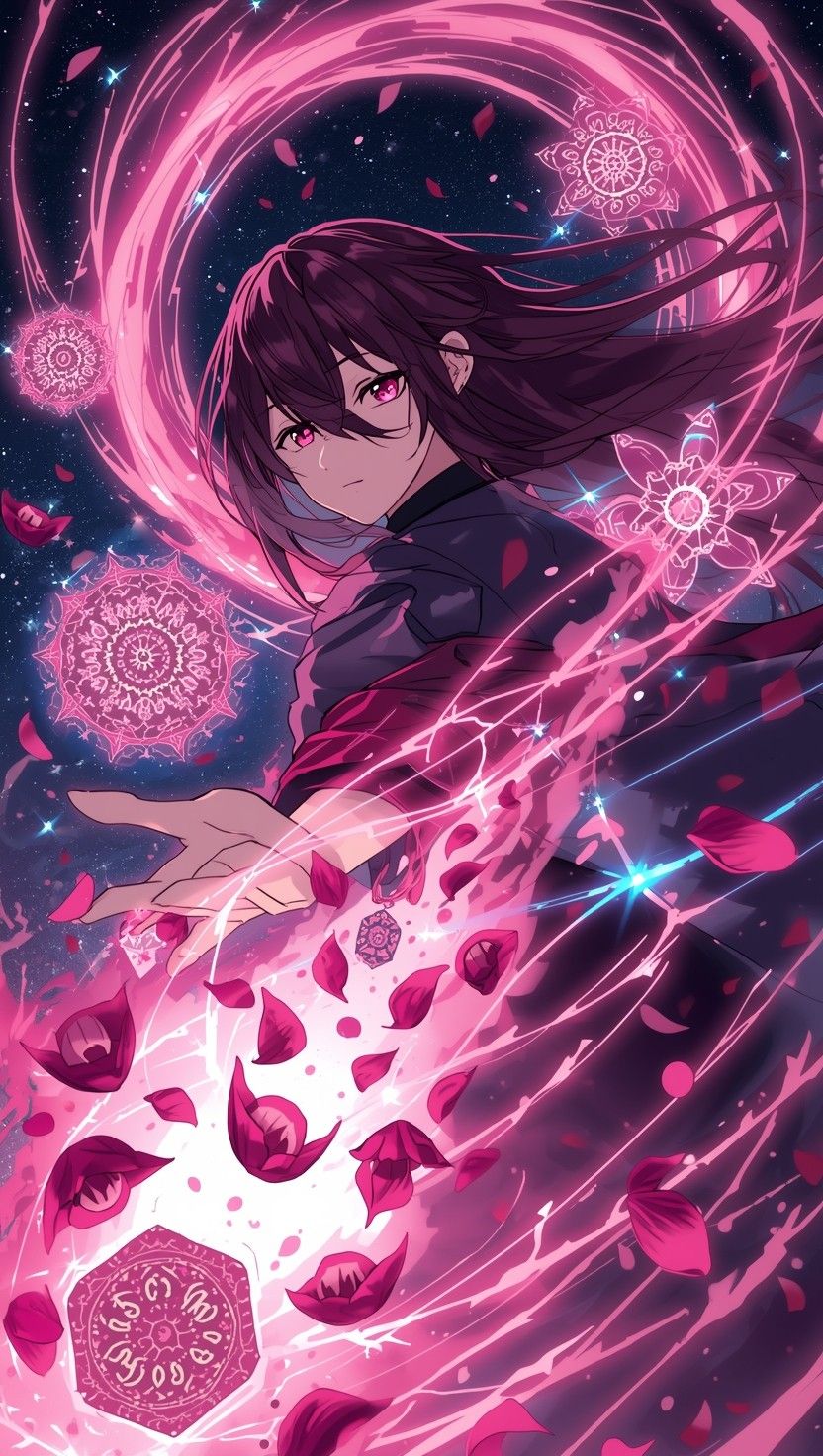 832x1472 Download Pink Magic Unleashed Image, Magical, Fantasy