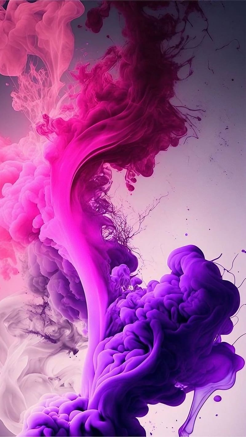 800x1422 HD magic smoke pink wallpaper