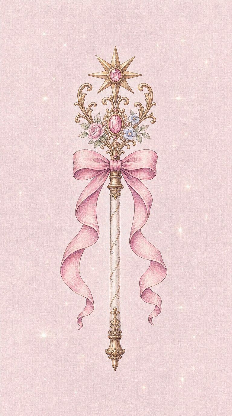 768x1376 Princess Background Pink Image Wallpaper
