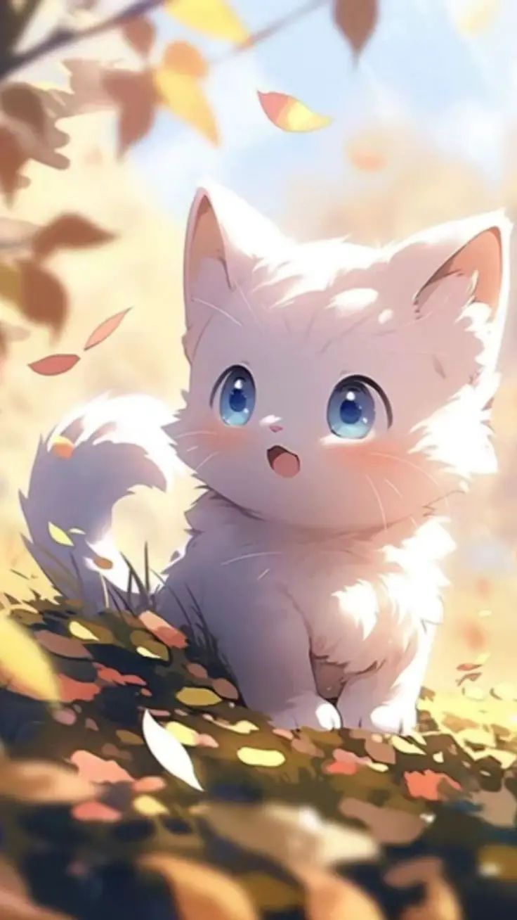 736x1308 Cute Cat Wallpaper For Ultimate Feline Bliss