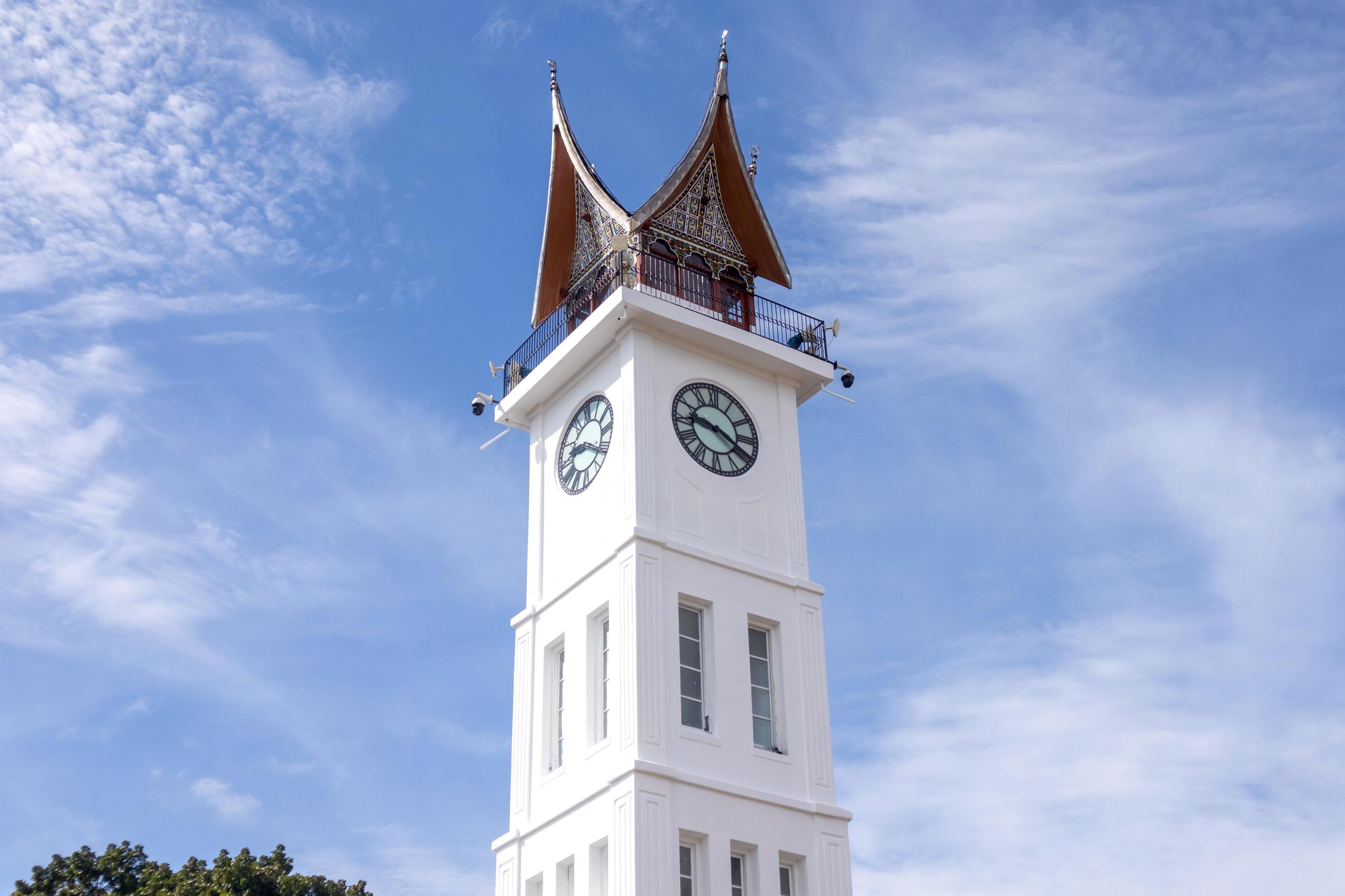 2940x1960 West Sumatra, Indonesia, 2025 clock tower called Jam Gadang, a tourist attraction in the city of Bukittinggi