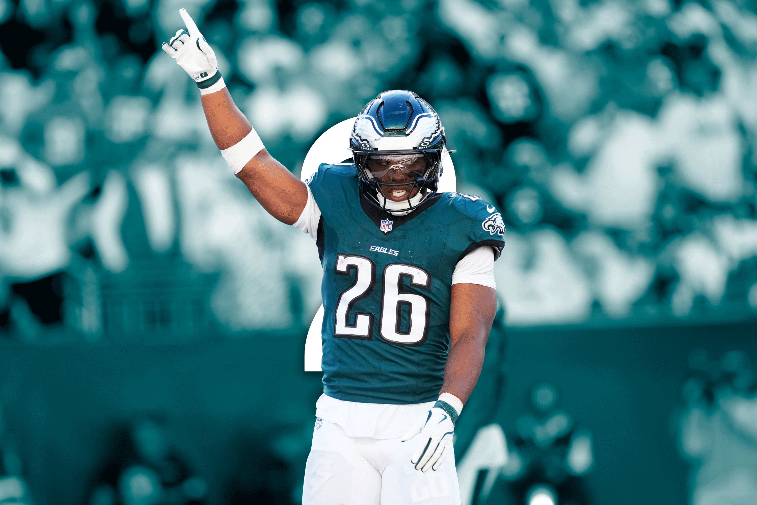 3000x2000 Saquon Barkley stats in a dominant, historic first season with the Eagles