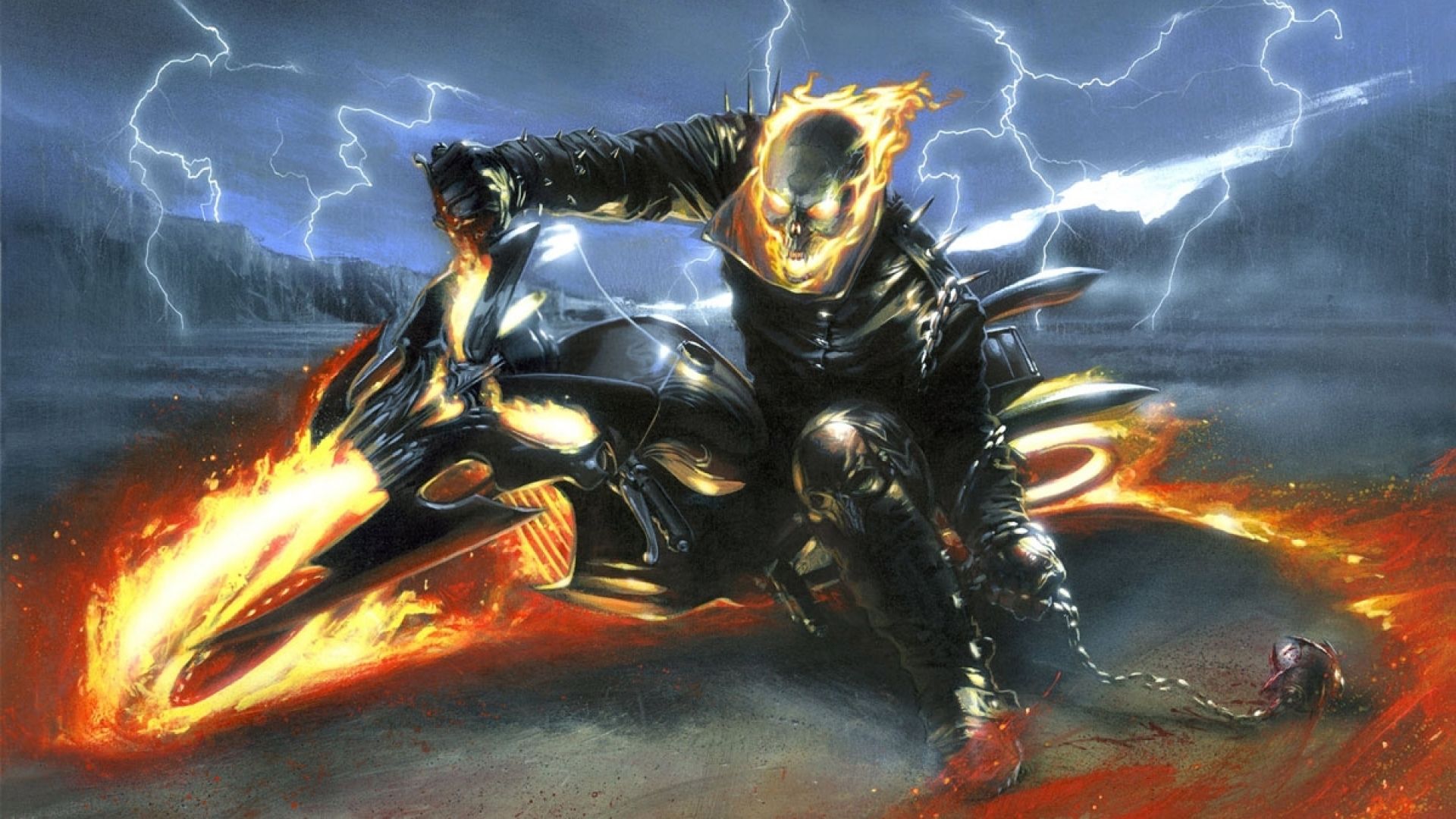 1920x1080 Johnny Blaze: Epic Ghost Rider HD Wallpaperx1080