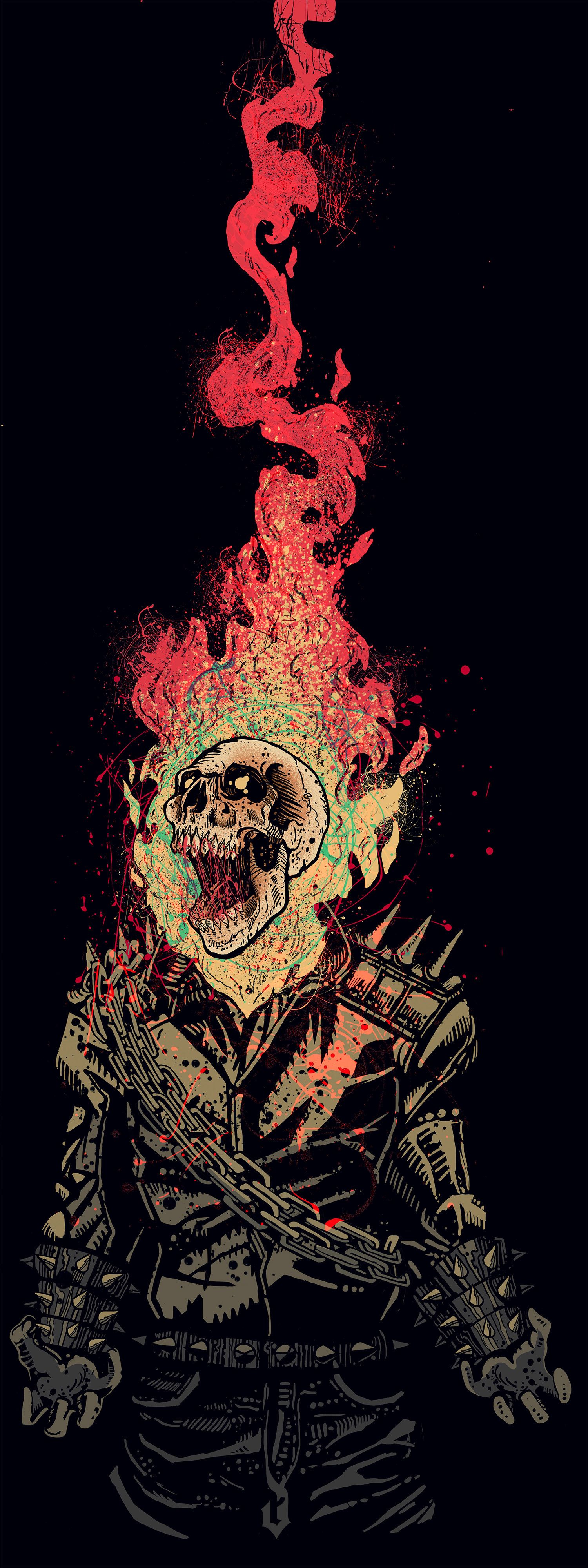 1500x4000 Ghost Rider (5). Image - Behance
