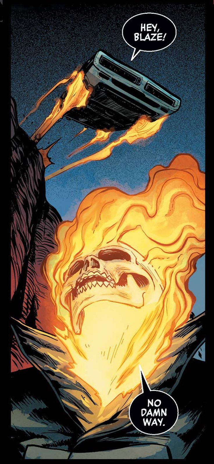 736x1594 Ghost Rider Johnny Blaze Wallpaper