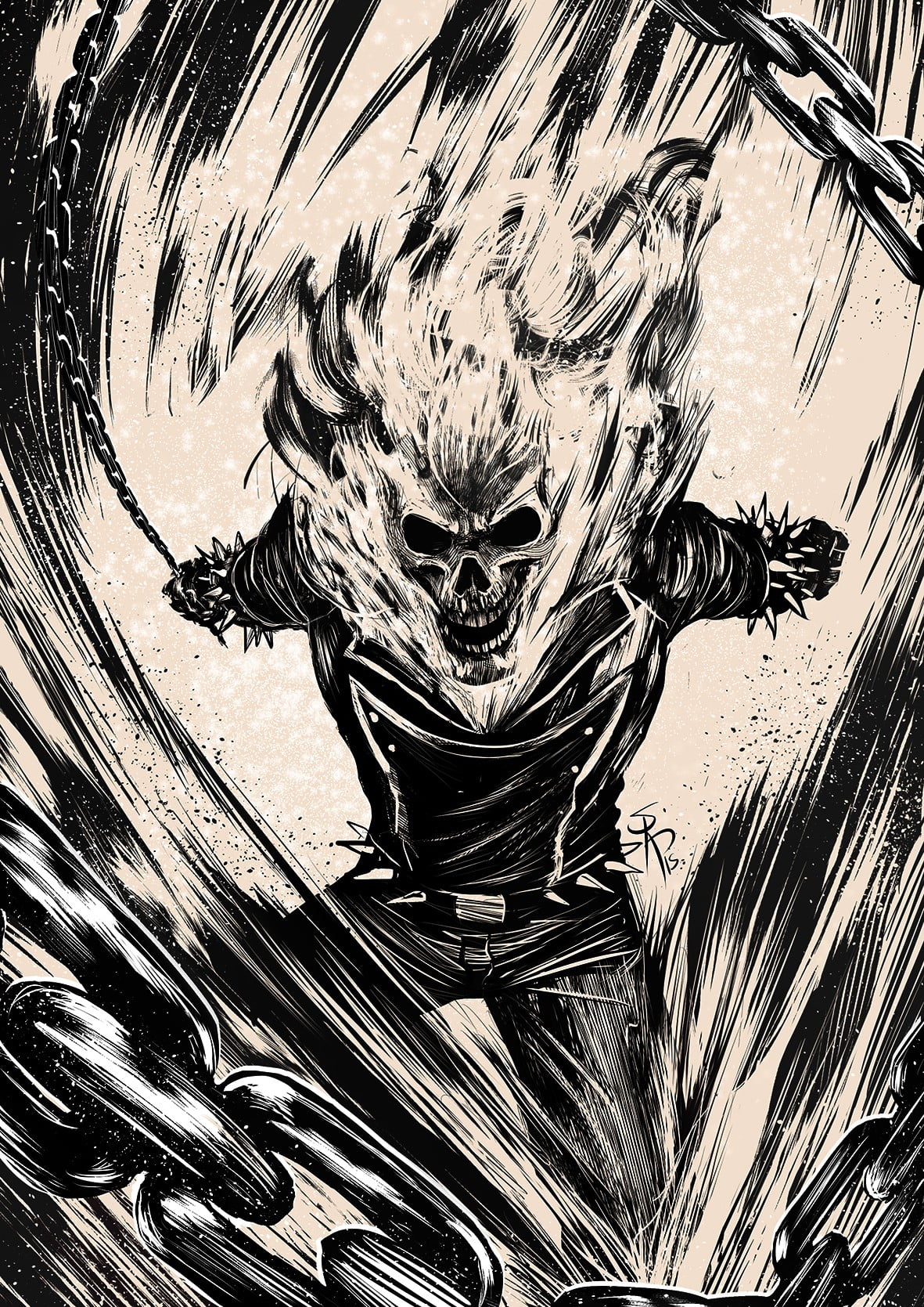 1181x1669 Ghost Rider sketch, Ghost Rider, Johnny Blaze HD wallpaper