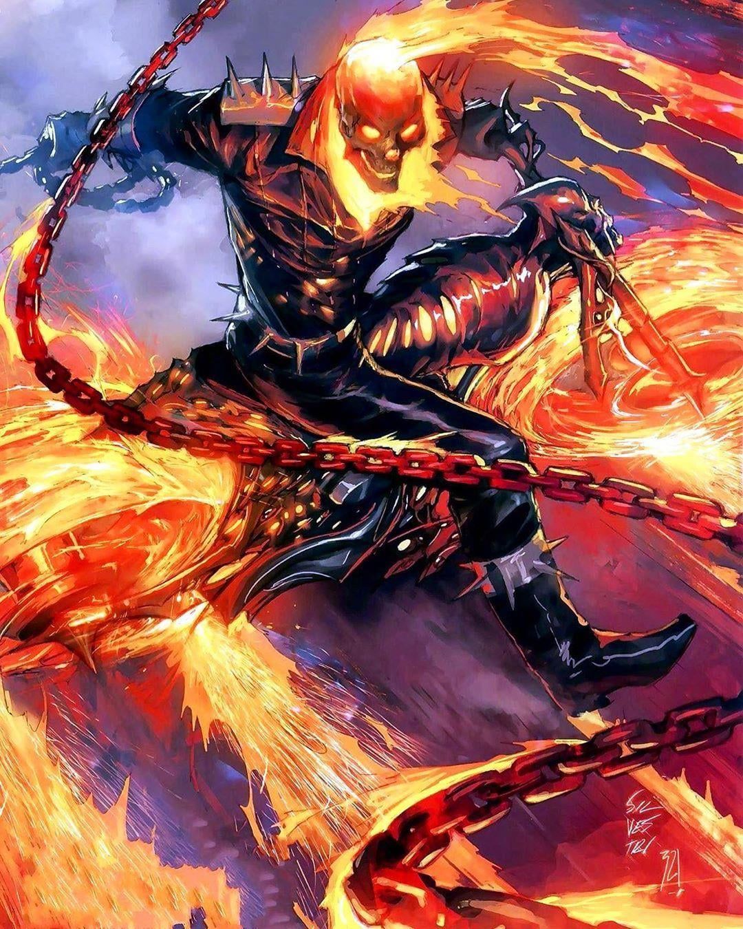 1080x1350 How Strong And Powerful Should Ghost Rider Johnny Blaze Actually Be?