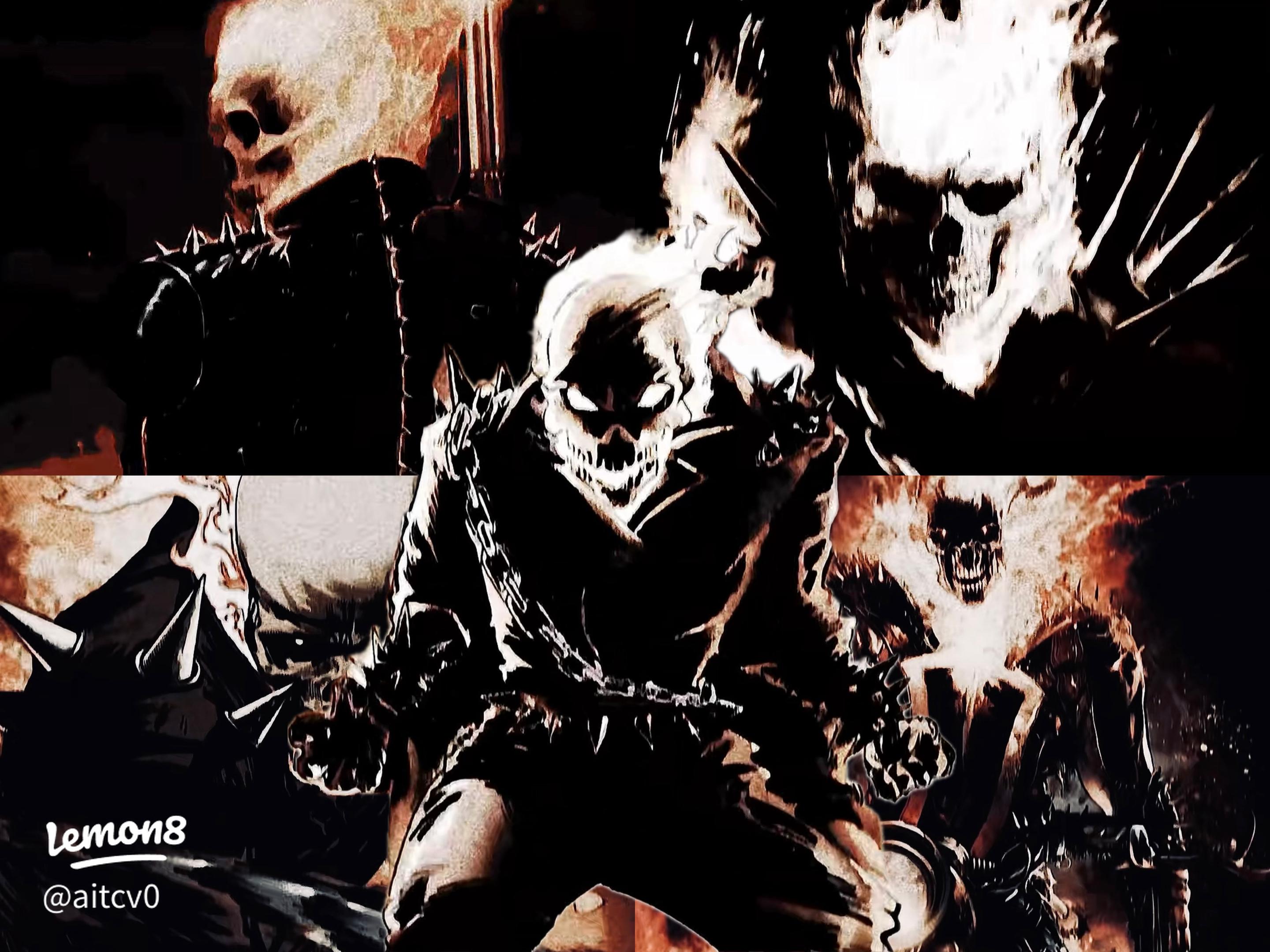 2880x2160 My Latest Johnny Blaze Ghost Rider Fan Art!