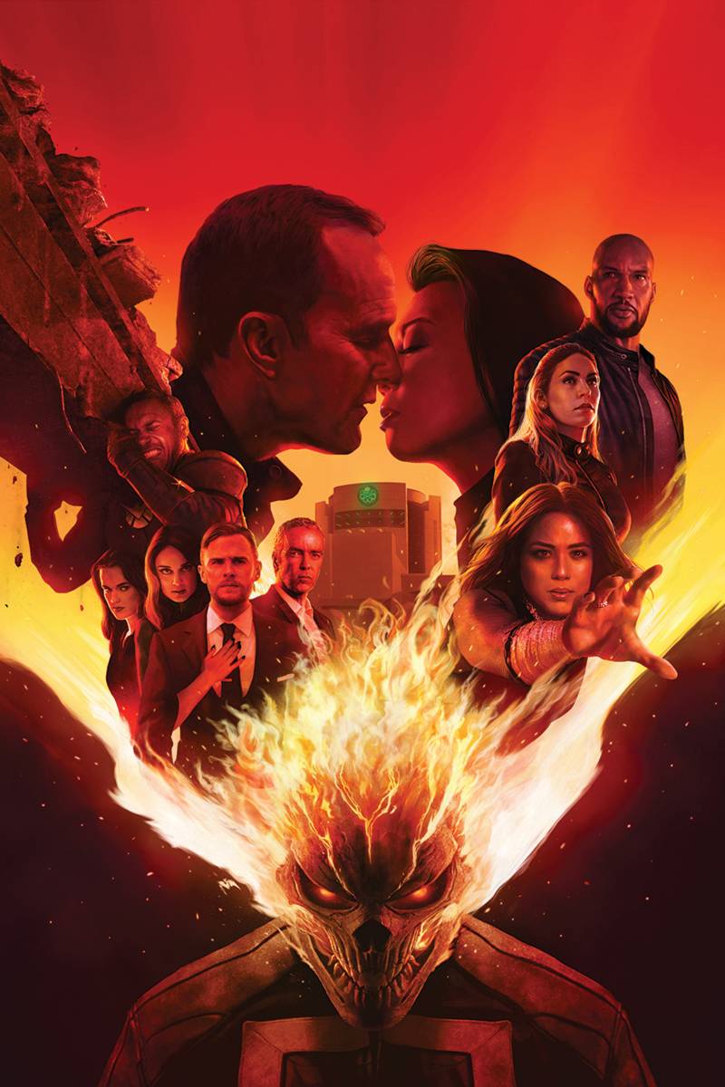 800x1200 Damnation Johnny Blaze Ghost Rider Agents of Shield Road To 100 Variant Leg