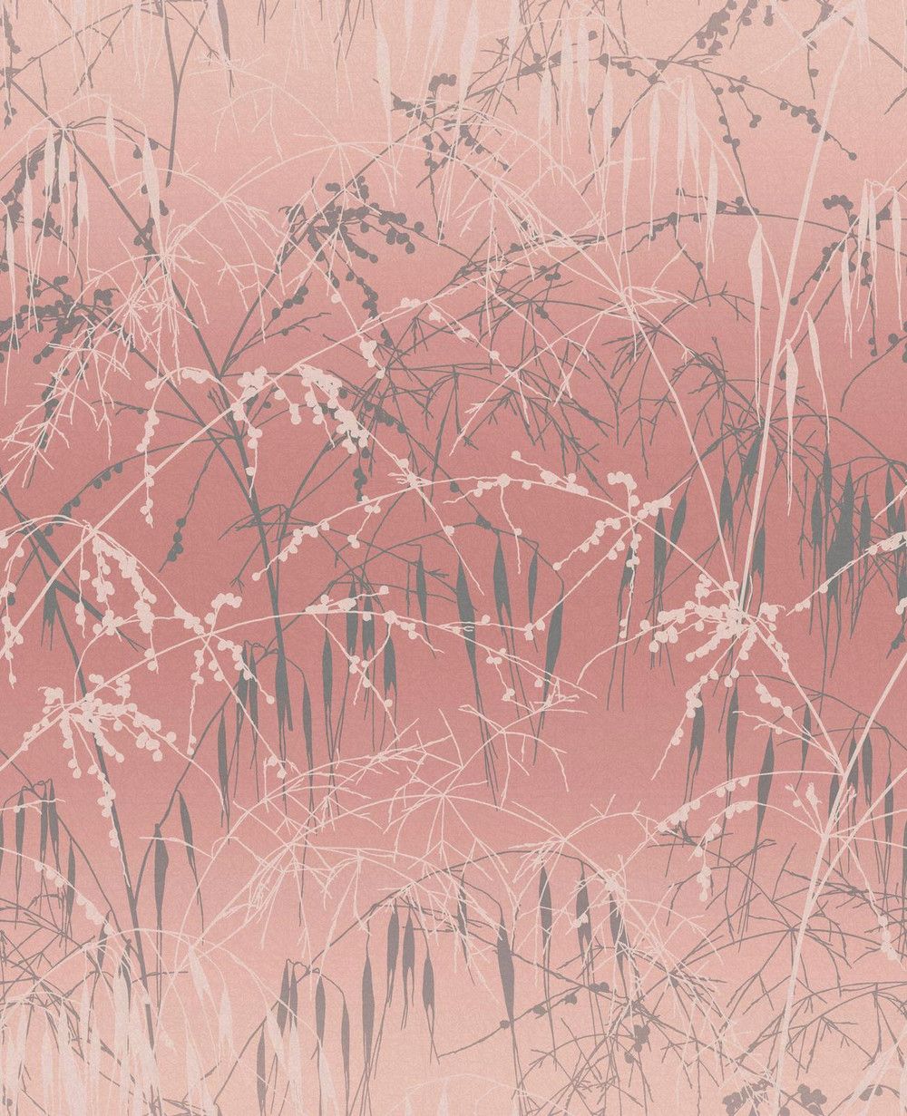 1000x1231 Meadow Grass Shell & Pewter Wallpaper