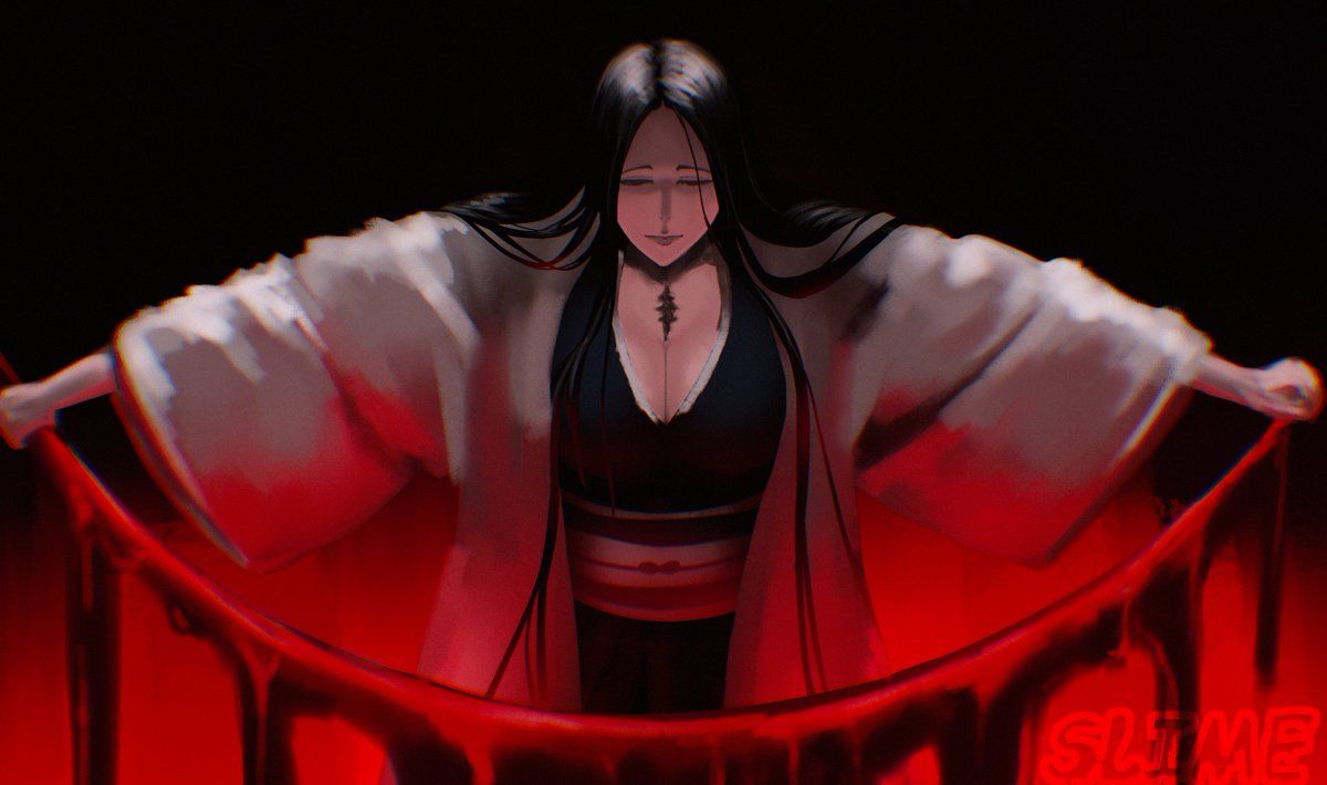 1200x710 SLIME on X: #SLIME The first Kenpachi. Unohana Yachiru's Bankai: Minazuki. #BLEACH #BANKAI #UnohanaYachiru / X