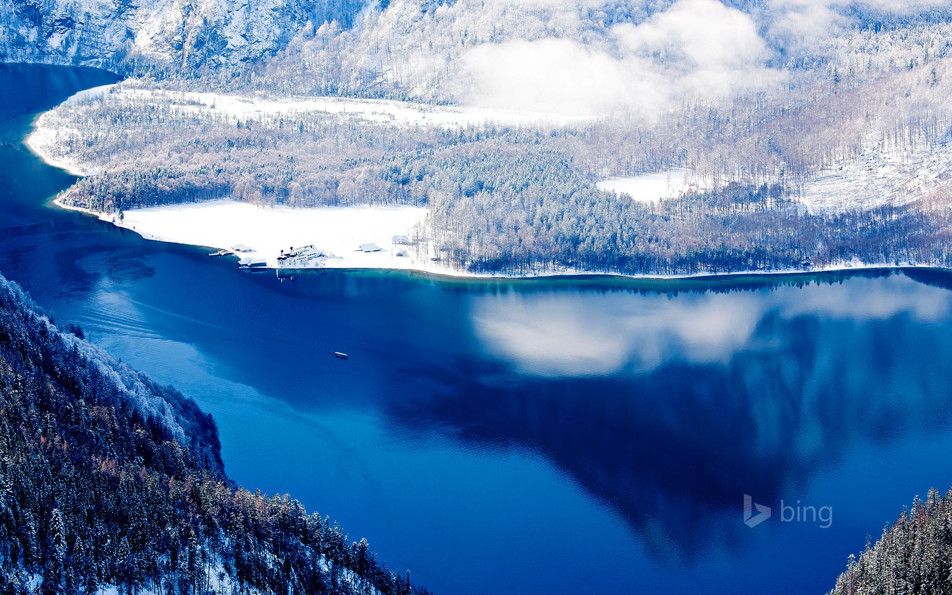 1920x1200 Königssee lake, Bavaria, Germany Wallpaper