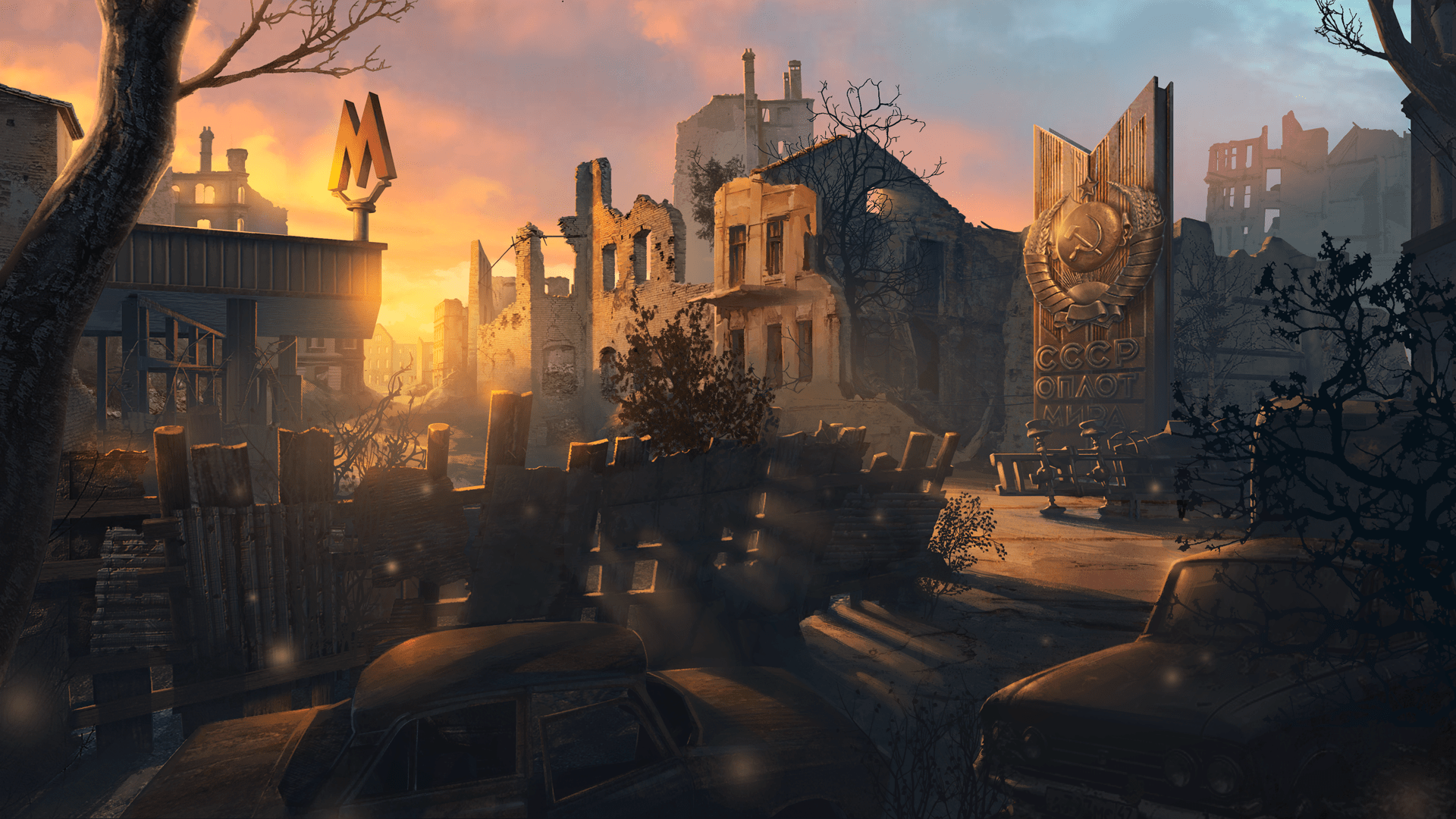 1920x1080 Download Wasteland Destruction Post Apocalyptic Soviet Union Video Game ATOM RPG HD Wallpaperx1080