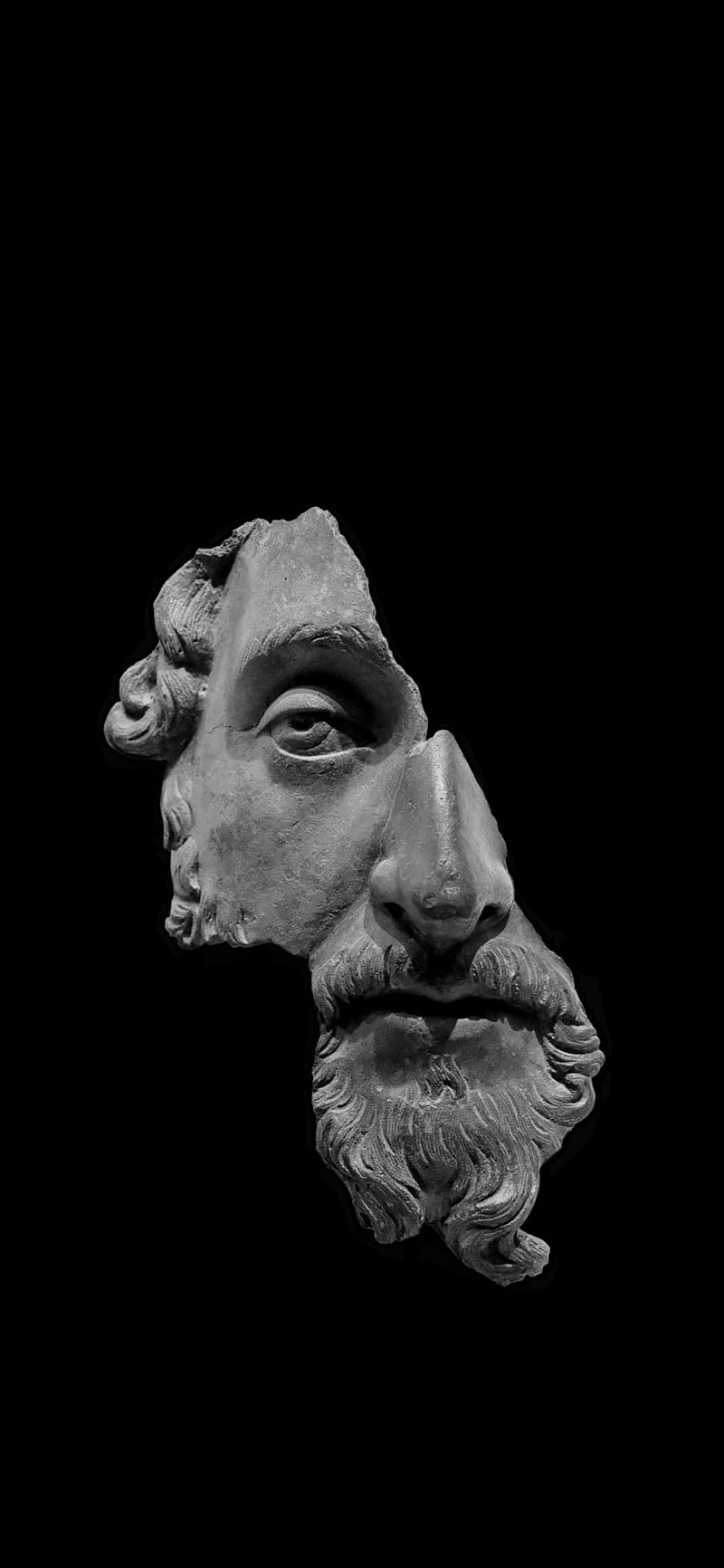 800x1732 Disillusioned, society, statue, sad, mood, aesthetics, HD phone wallpaper