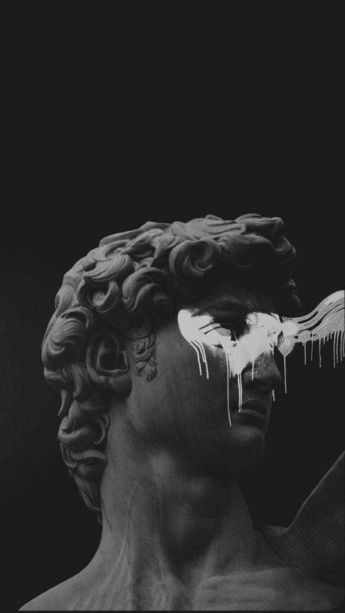 675x1200 Frosty Greek Statue. Papel de parede hipster, Papéis de parede grátis, Papel de parede vaporwave
