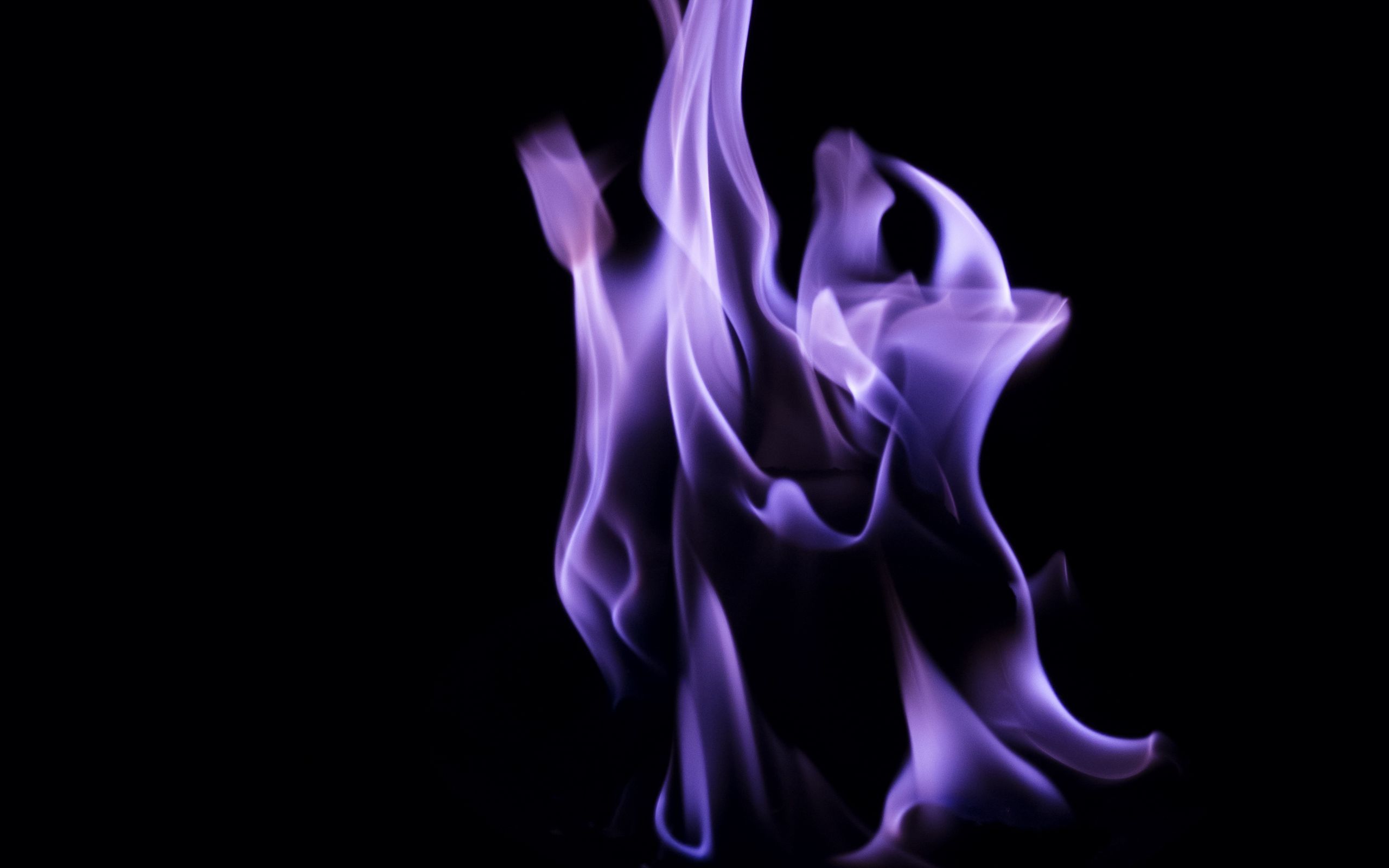 2560x1600 Download wallpaper 2560x1600 smoke, fire, color, purple, dark widescreen 16:10 HD background