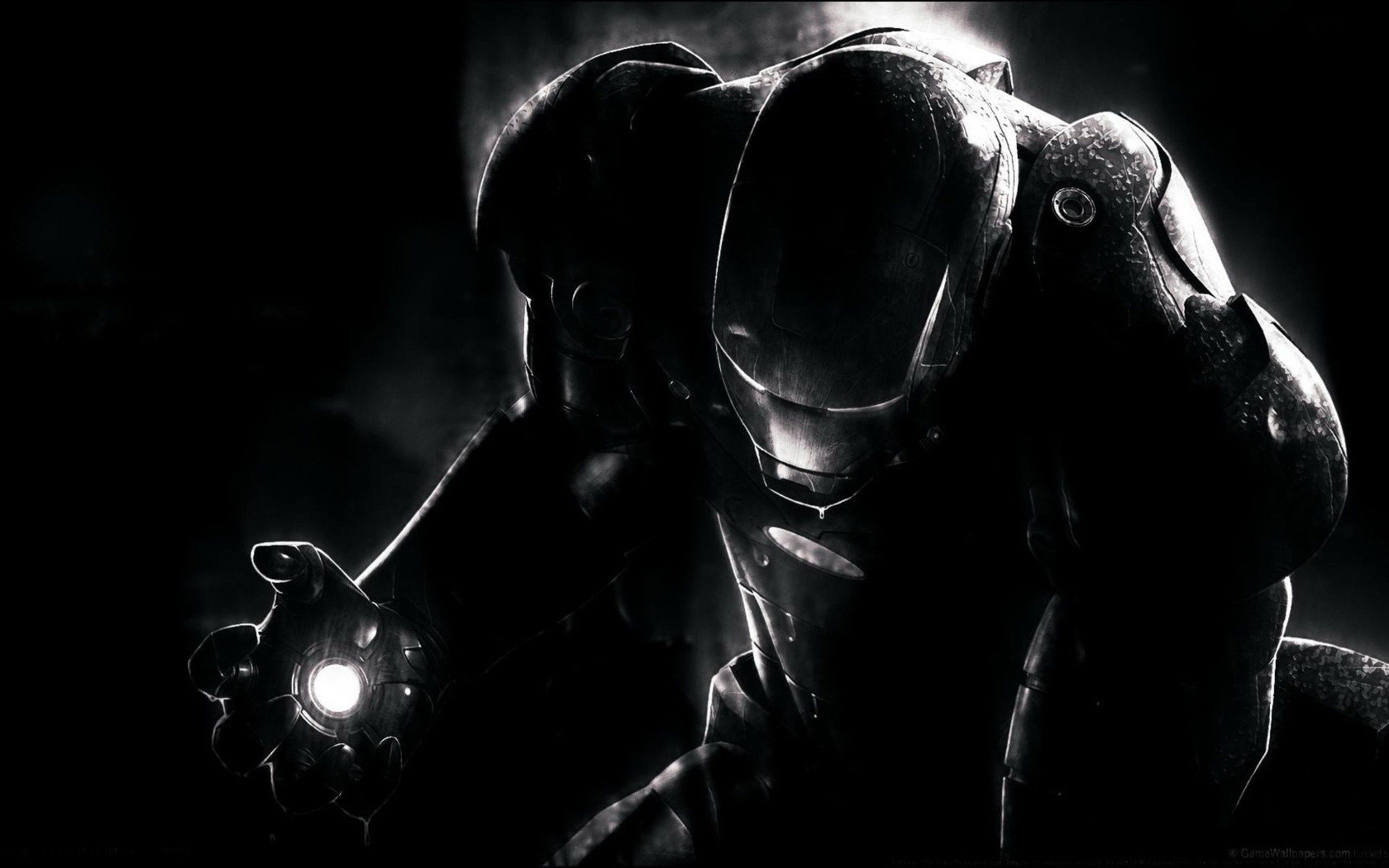 2560x1600 Black Wallpaper