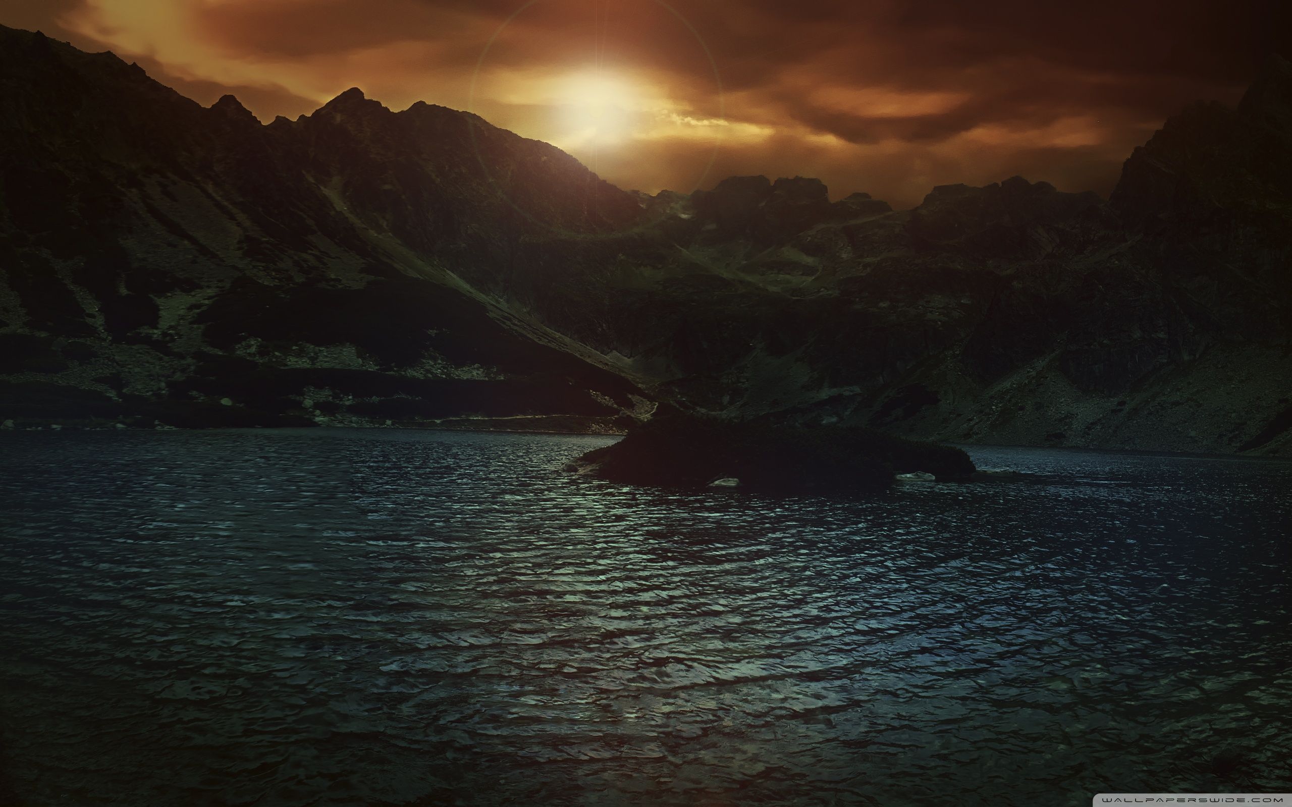 2560x1600 Black Pond 4K UHD Wallpaper for UltraHD Desktop and TV : Dual Monitor : Smartphone and Tablet Devices