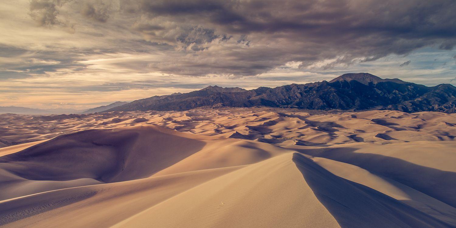 1500x750 Great Sand Dunes National Park And Preserve Wallpaper
