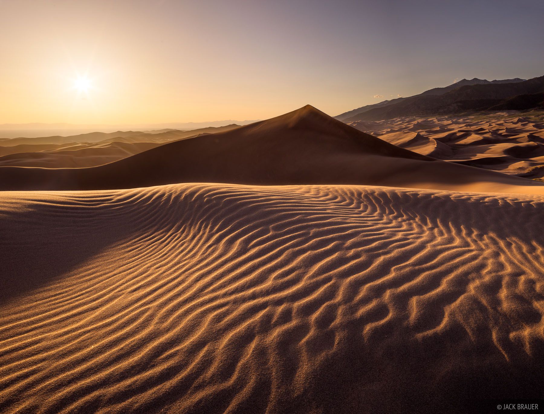 1800x1370 Great Sand Dunes Trek. Mountain Photography