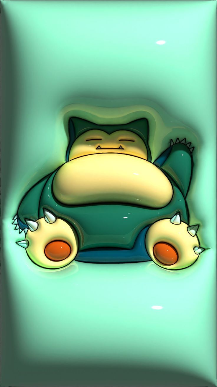 736x1308 Cool 3D wallpaper laptop. Snorlax 4k, 3D wallpaper pokemon, Hype beast wallpaper