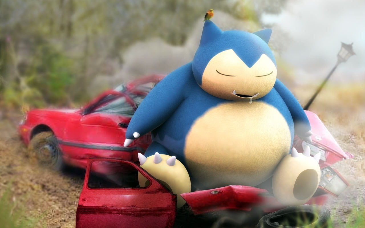 1280x800 Pokemon Snorlax illustration, minimalism HD wallpaper