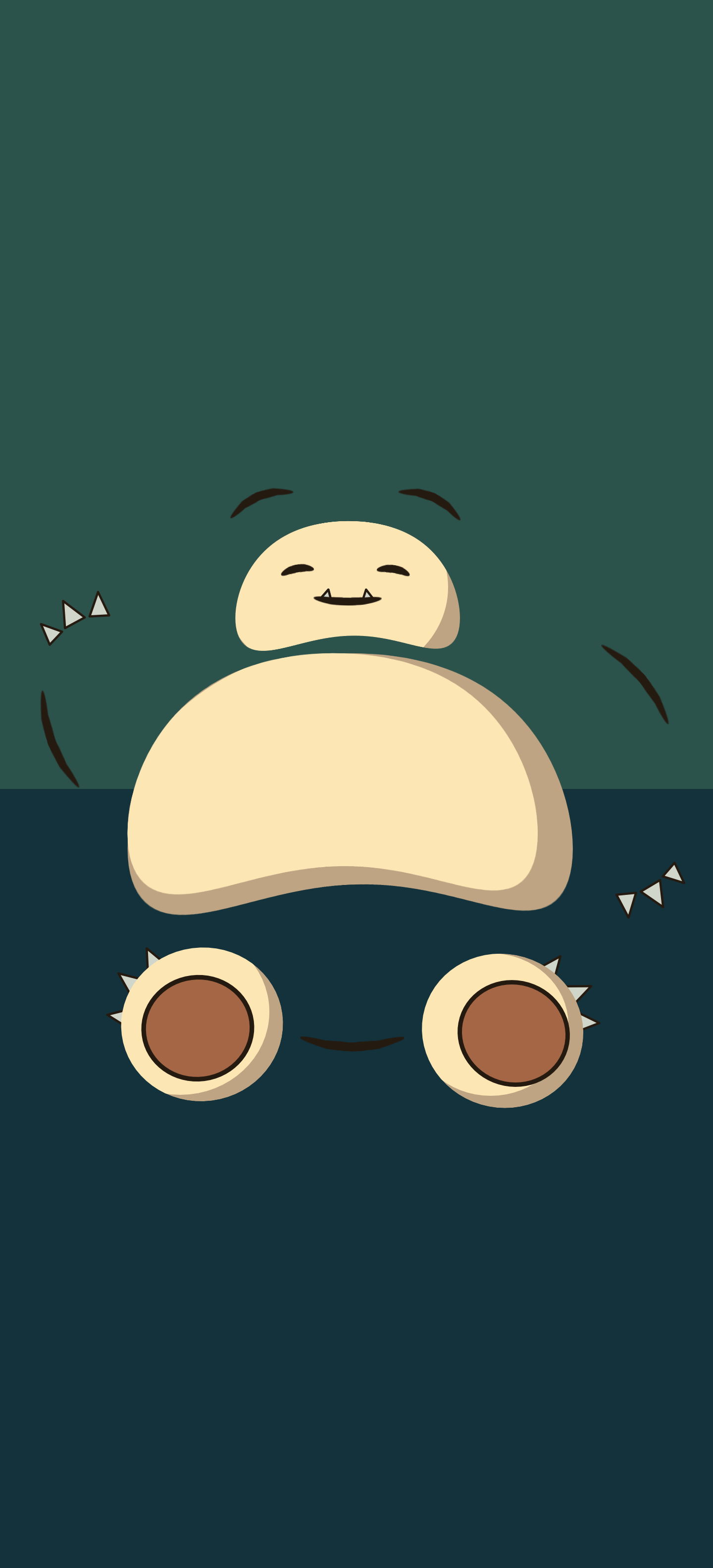 1440x3168 Snorlax Phone Wallpaper