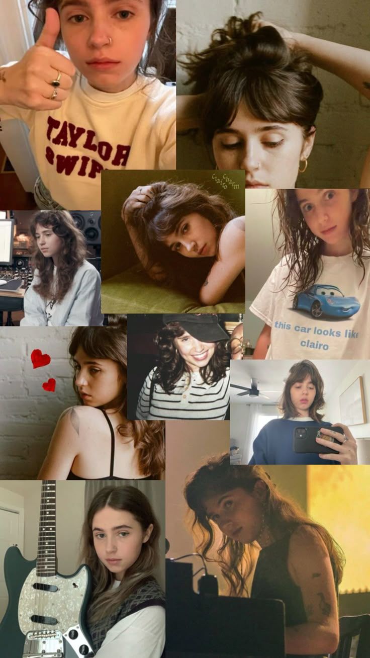 736x1308 clairo!!! #fyp #shuffle #charm #clairo #music #singer #wallpaper #cute #art #aesthetic
