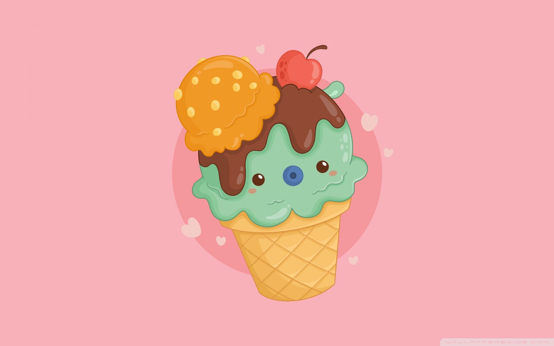 1920x1200 Cute Kawaii Food 4K UHD Wallpaper for UltraHD Desktop and TV : Widescreen and UltraWide Display : Smartphone and Tablet Devices