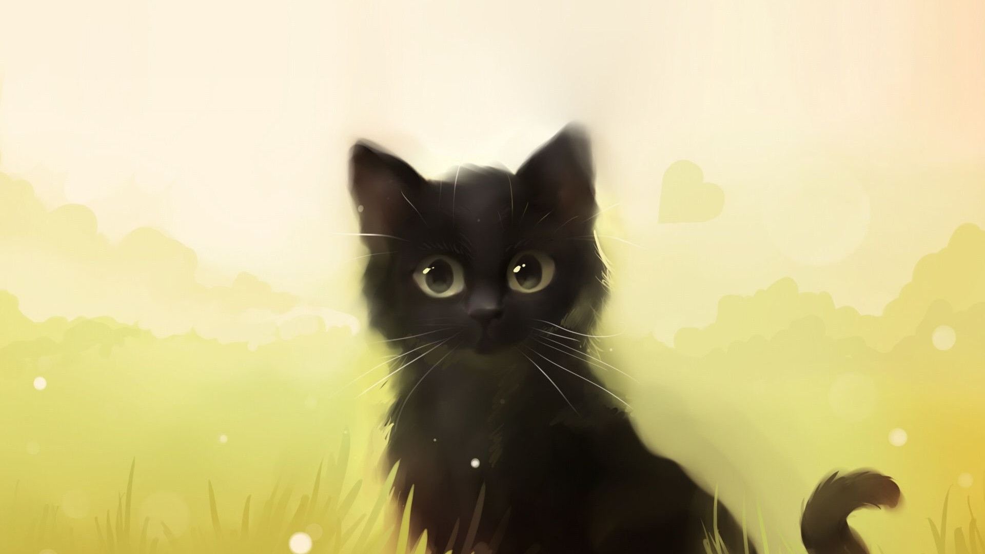 1920x1080 Anime Cat Wallpaper 1920x1200 63727