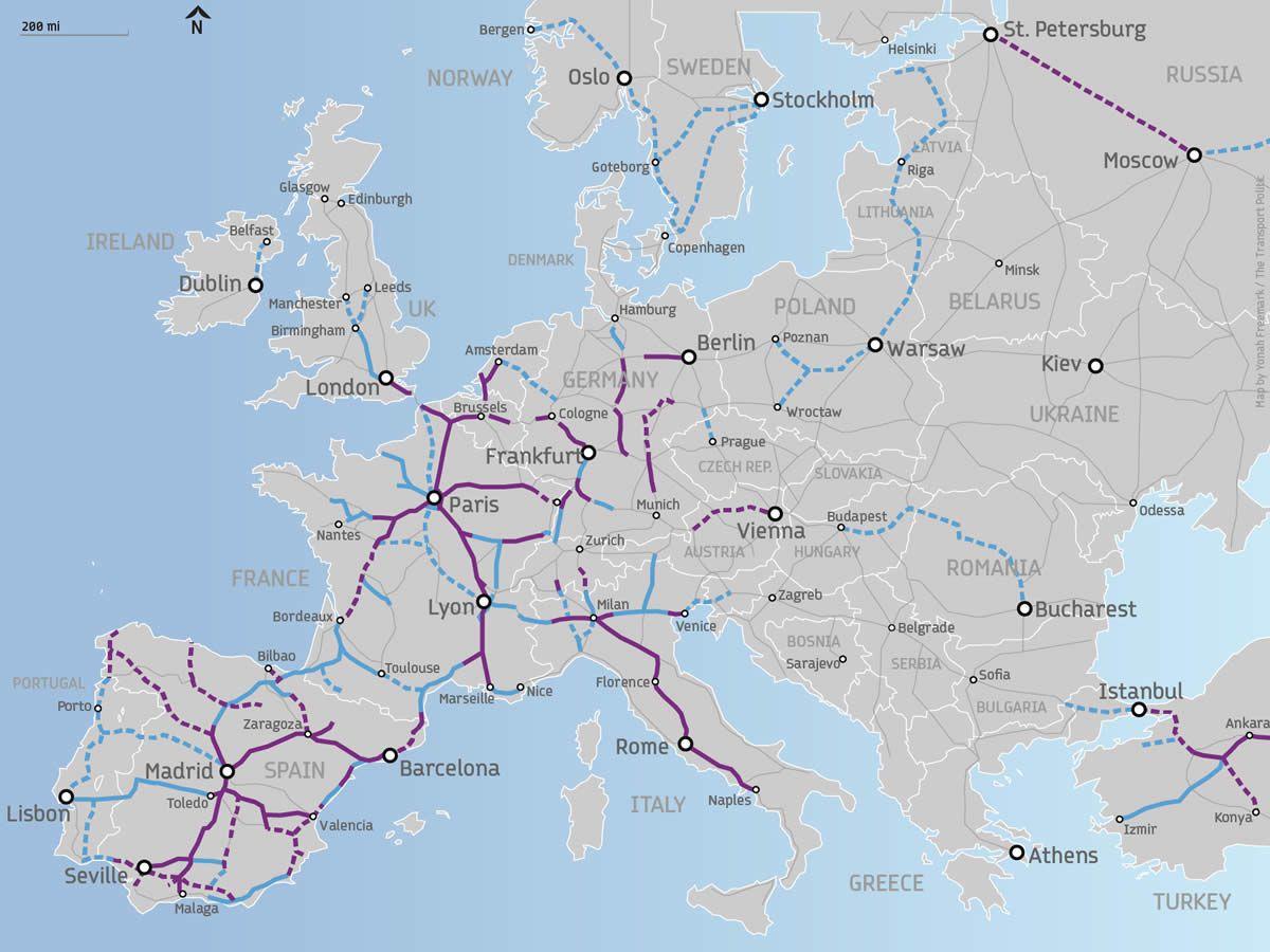 1200x900 Europe Rail Map HD Wallpaper 16 994 - Europe HD Wallpaper
