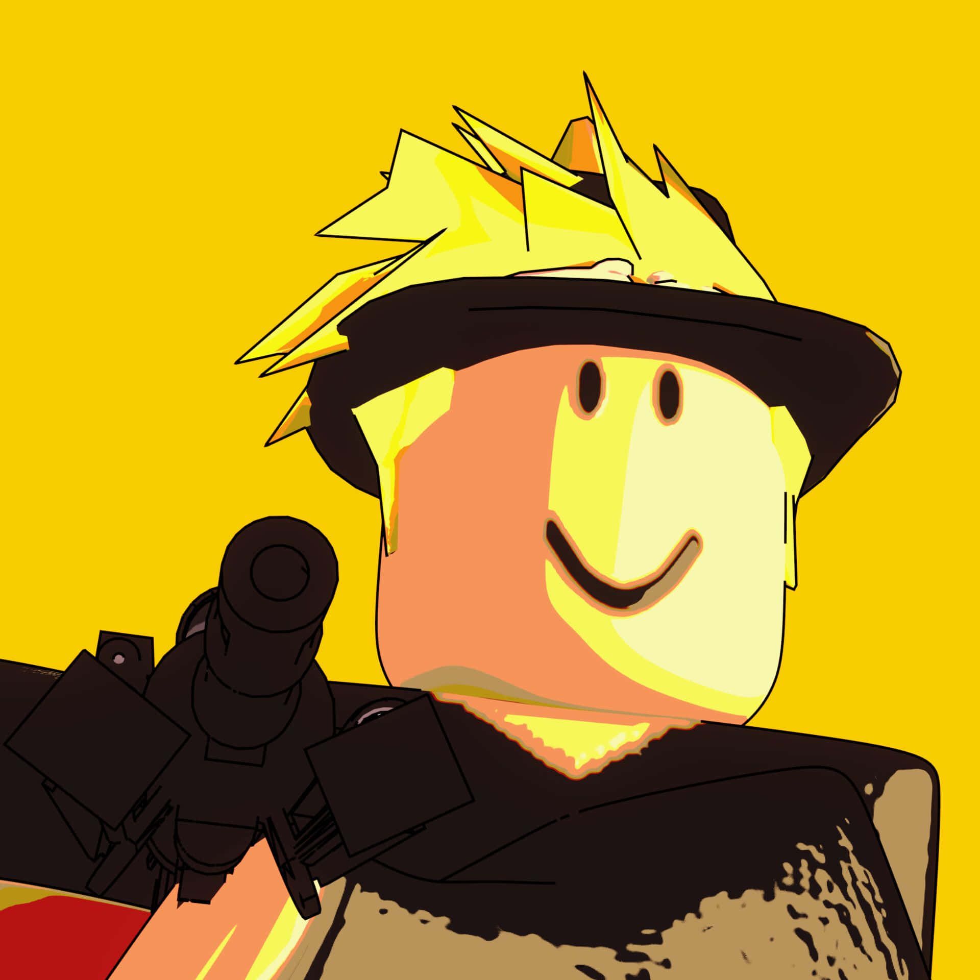 1920x1920 Download Yellow Themed Roblox PFP Wallpaper