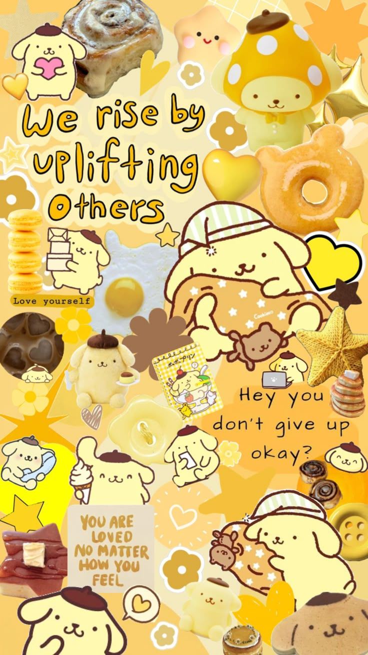 736x1308 Pompompurin: The Adorable Sanrio Character in Yellow. Pink nike wallpaper, My melody wallpaper, Emo roblox
