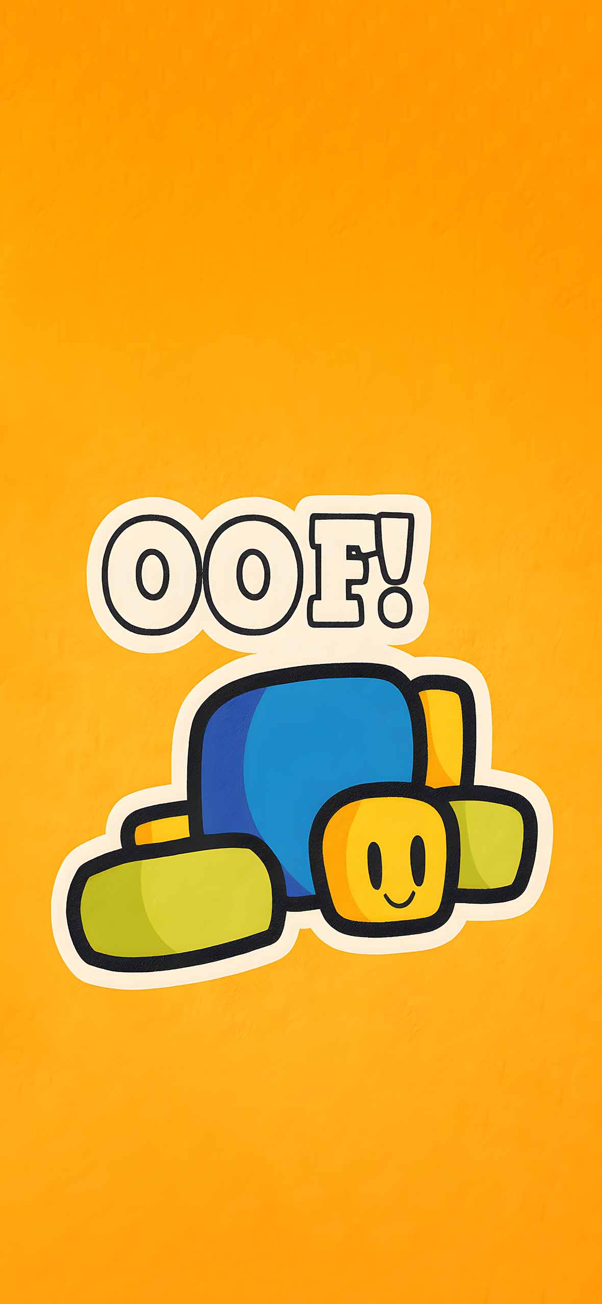 1180x2554 Roblox Oof Death Orange Wallpaper Wallpaper iPhone