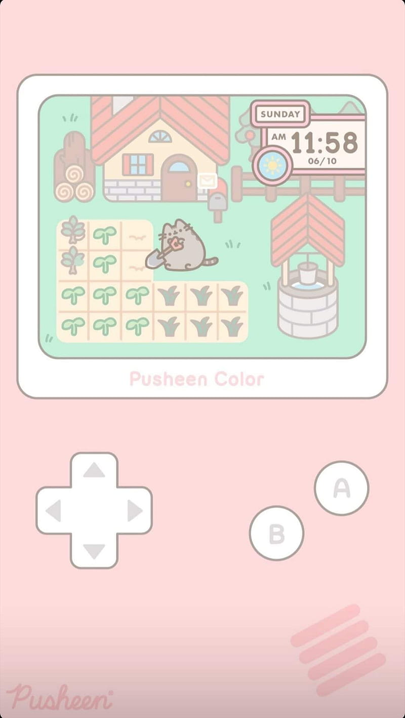 800x1417 Pusheen Farming, game, HD phone wallpaper