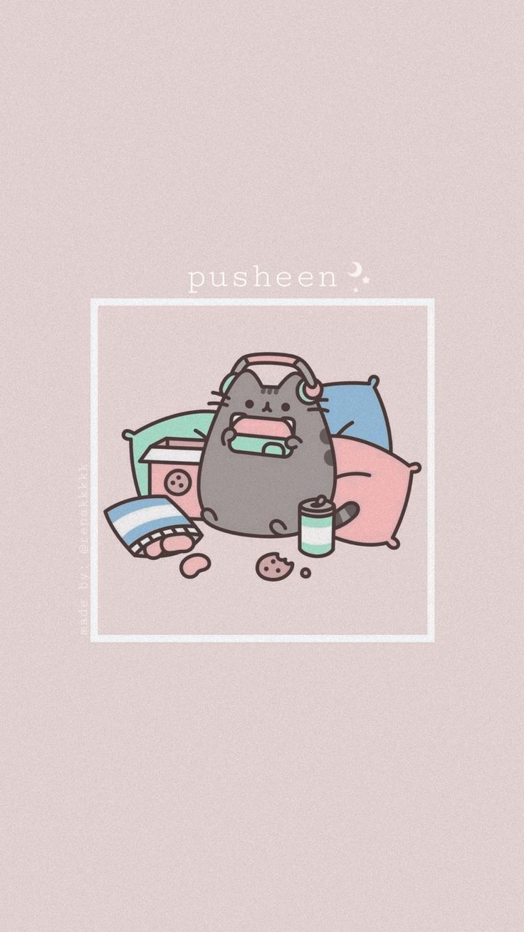 736x1308 pusheen playing games
