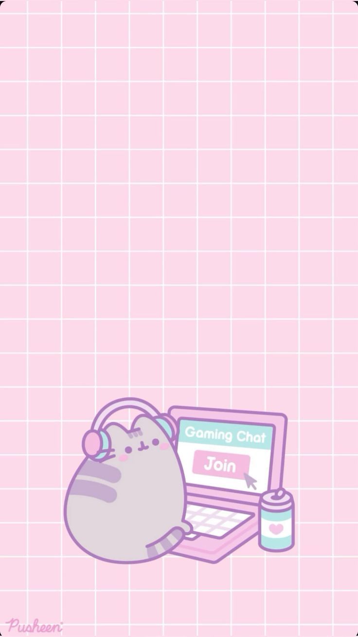 736x1308 Pusheen the Gamer