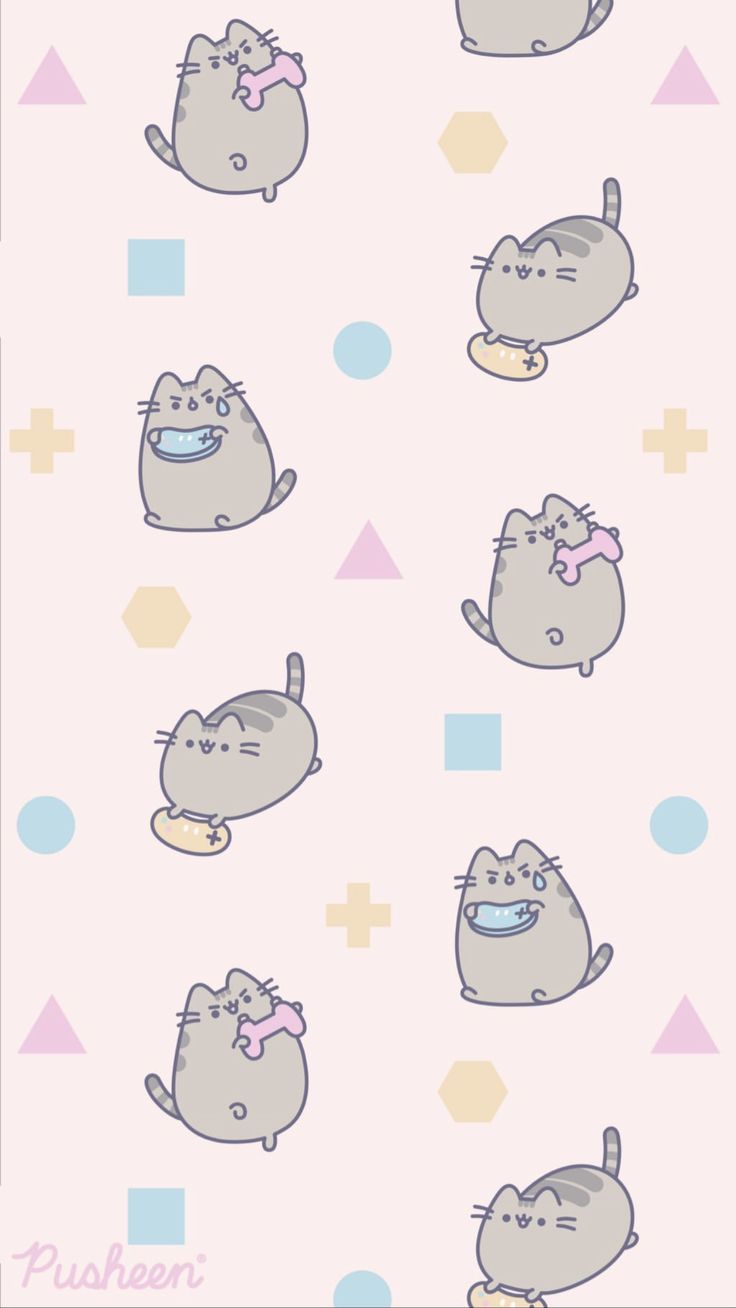 736x1308 Pusheen the cat iphone wallpaper gamer