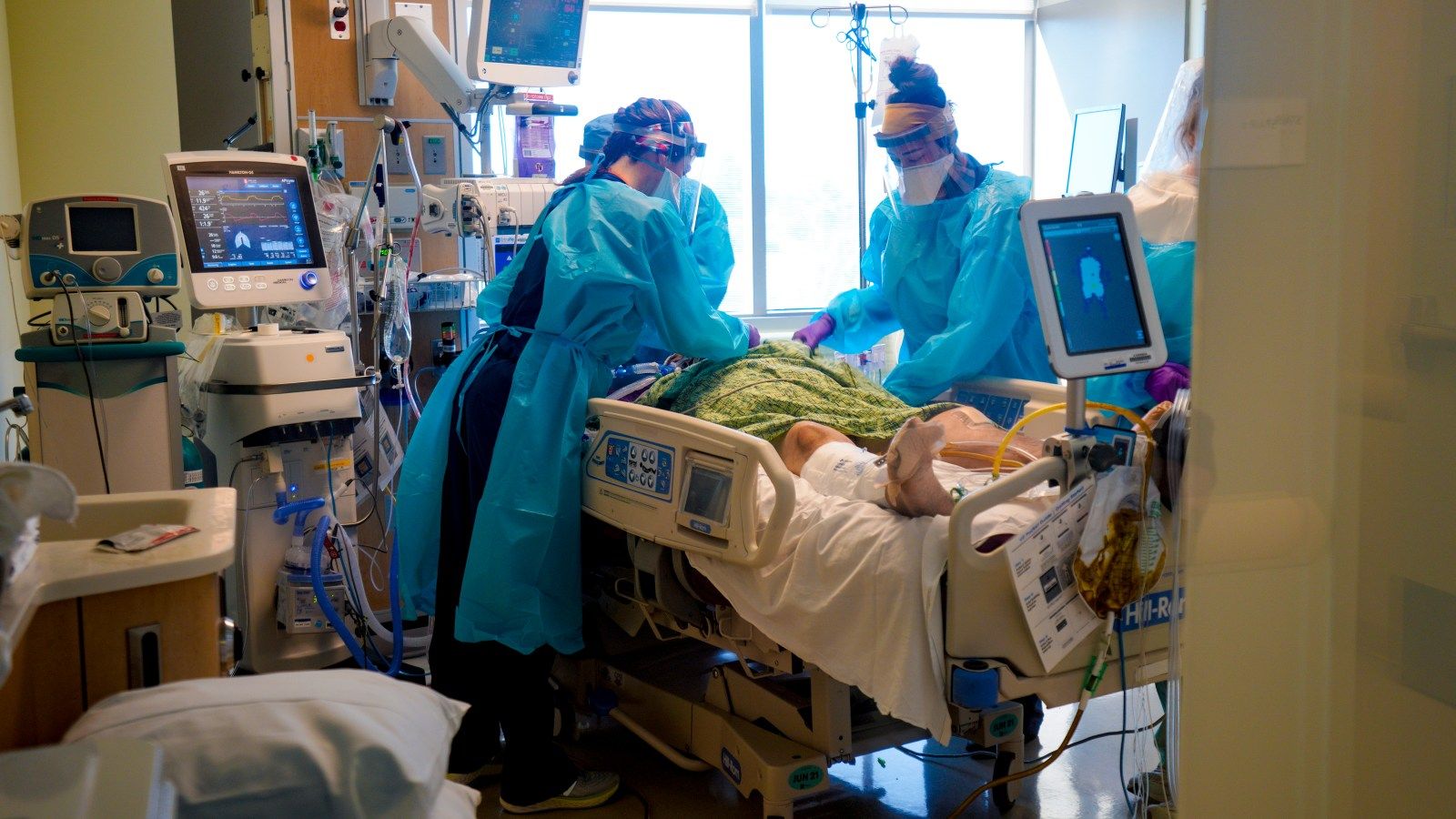 1600x900 ICU beds could be filled by next week, county told, as record number of deaths recorded